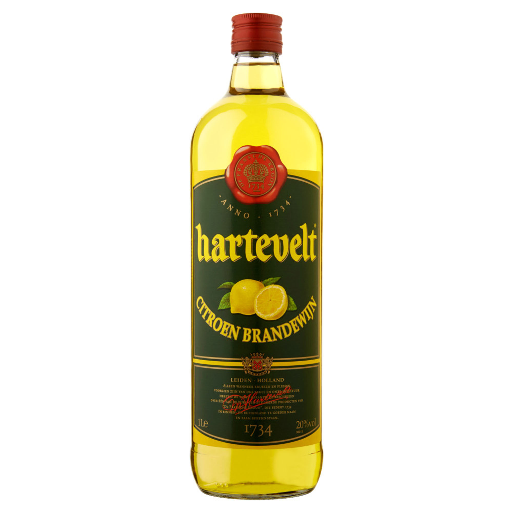 Hartevelt Citroenbandewijn Fles 100 cl 20%