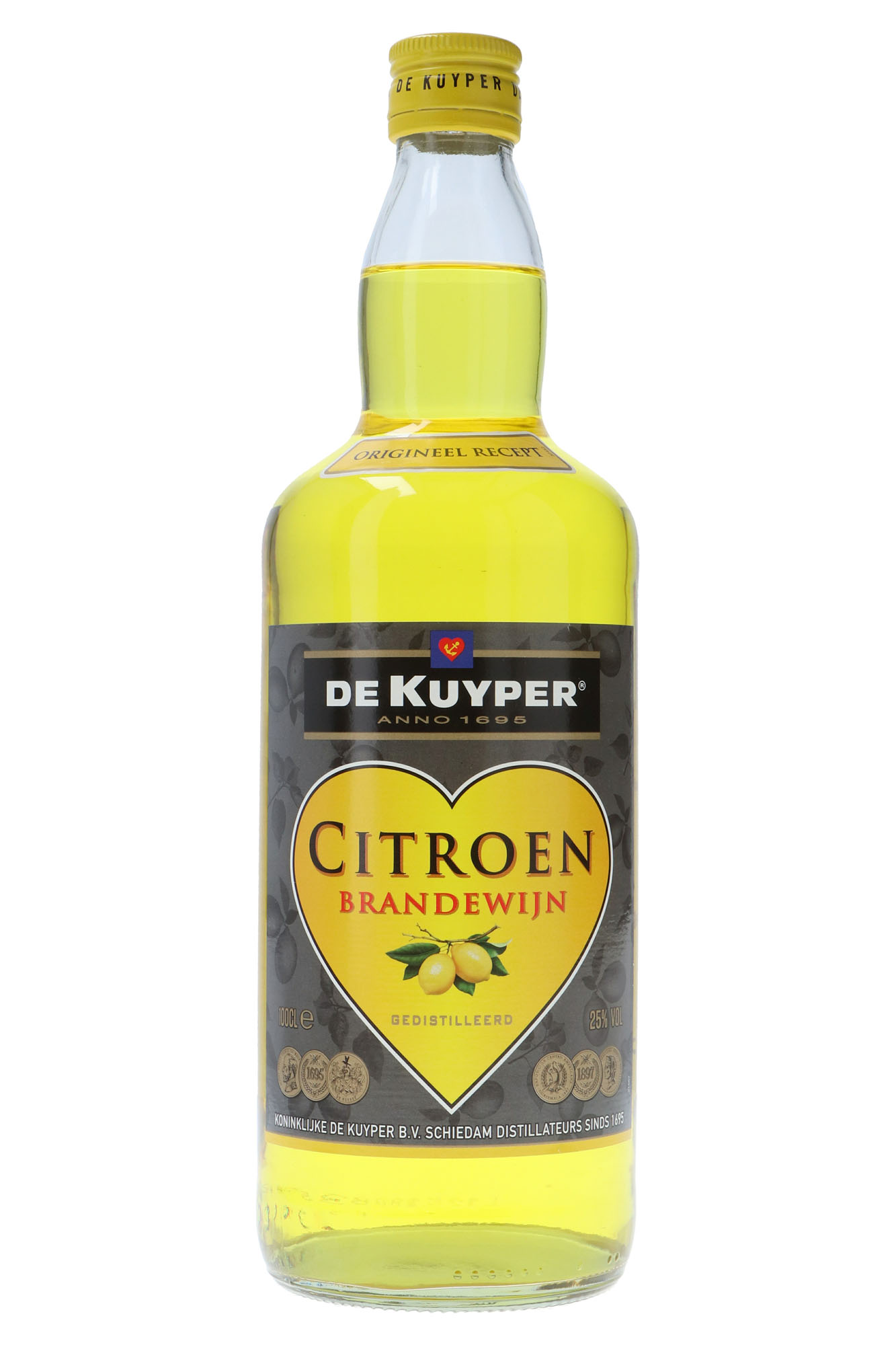 Kuyper Citroenbrandewijn Fles 100 cl 25%