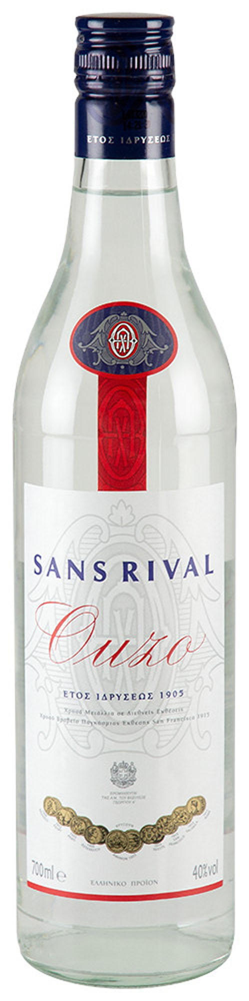 Ouzo Sans Rival Fles 70 cl 40%