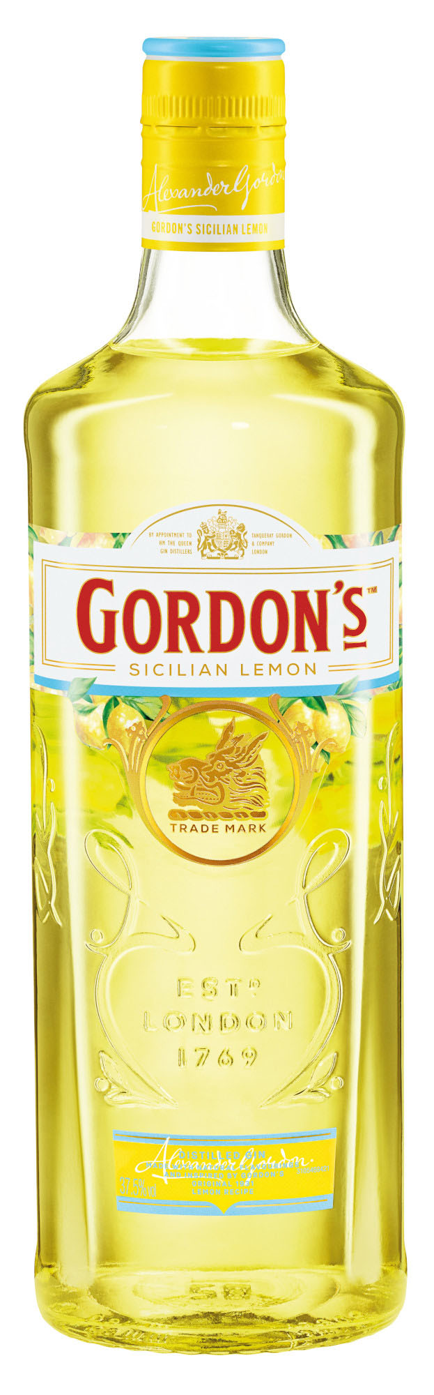 Gordon Gin Sicilian Lemon Fles 70 cl 37,5%