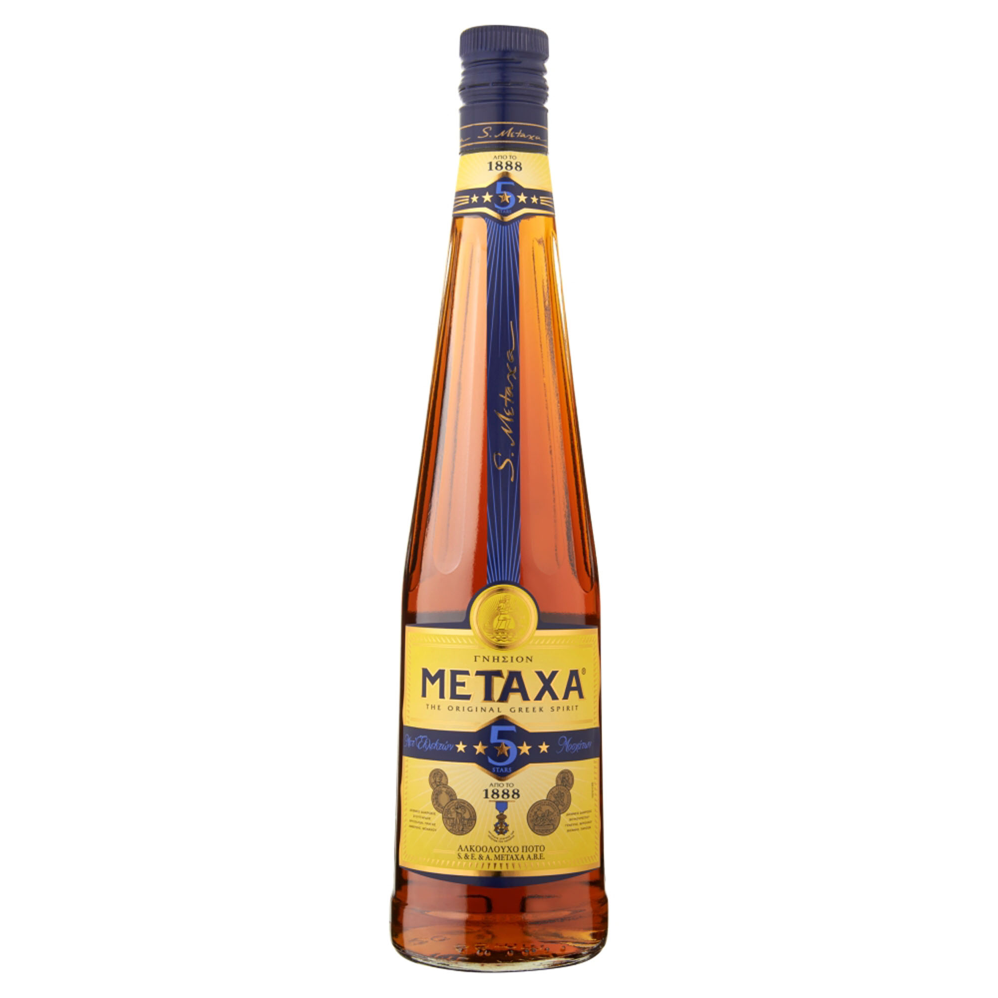 Metaxa ***** 5ster Fles 70 cl 38%