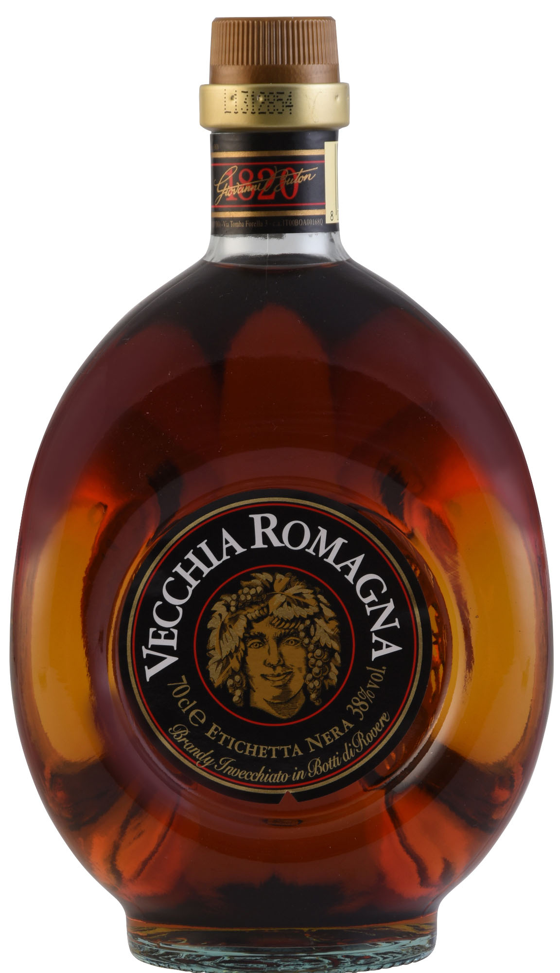 Brandy Vecchia Romagna Fles 70 cl 38%