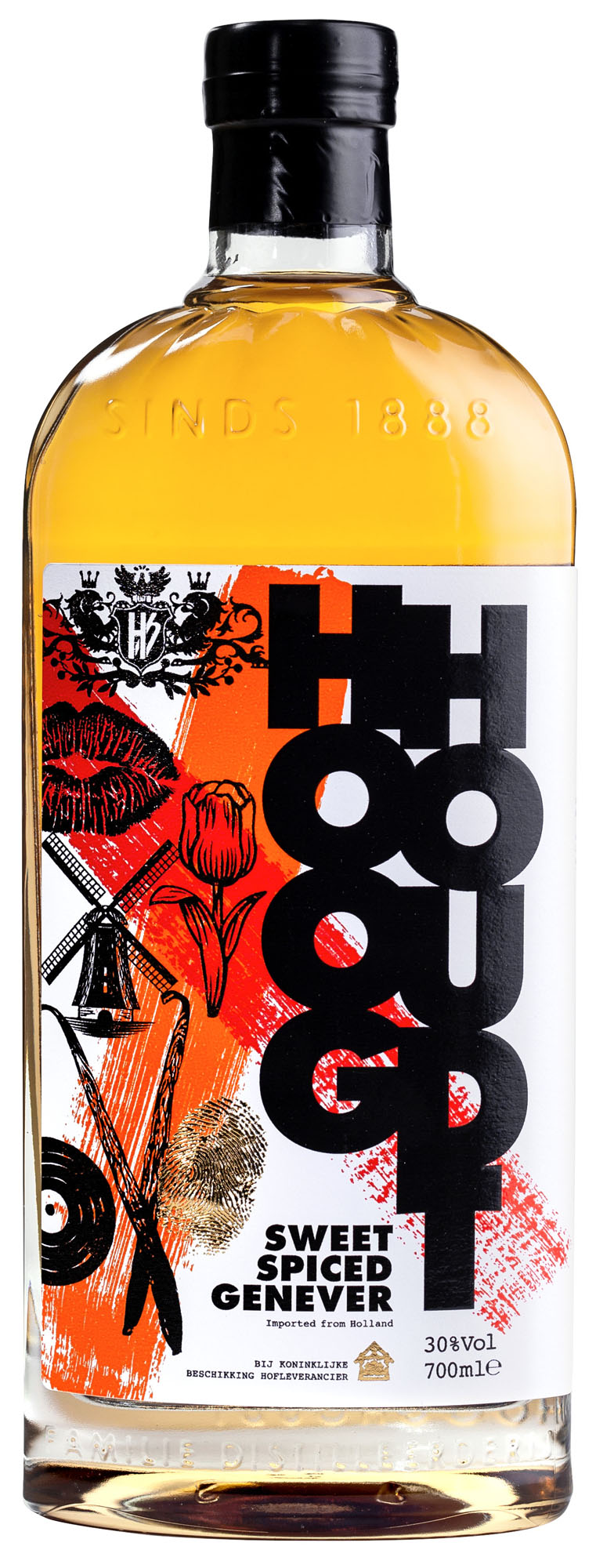 Hooghoudt Sweet Spiced Genever Fles 70 cl 30%