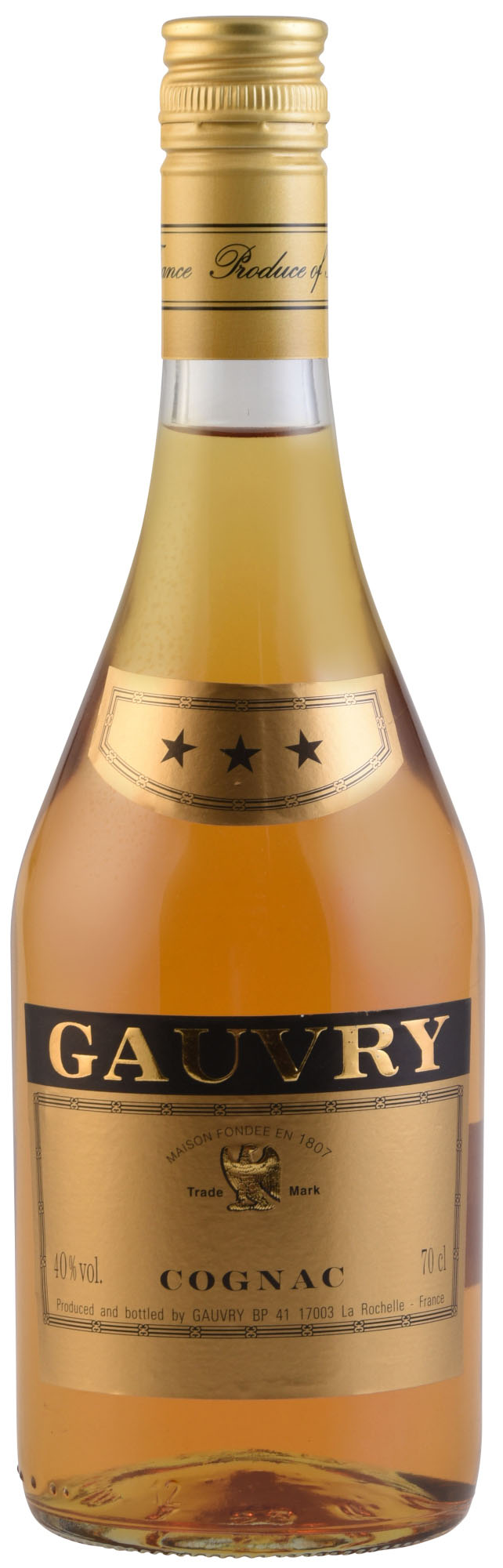 Gauvry *** Fles 70 cl 40%