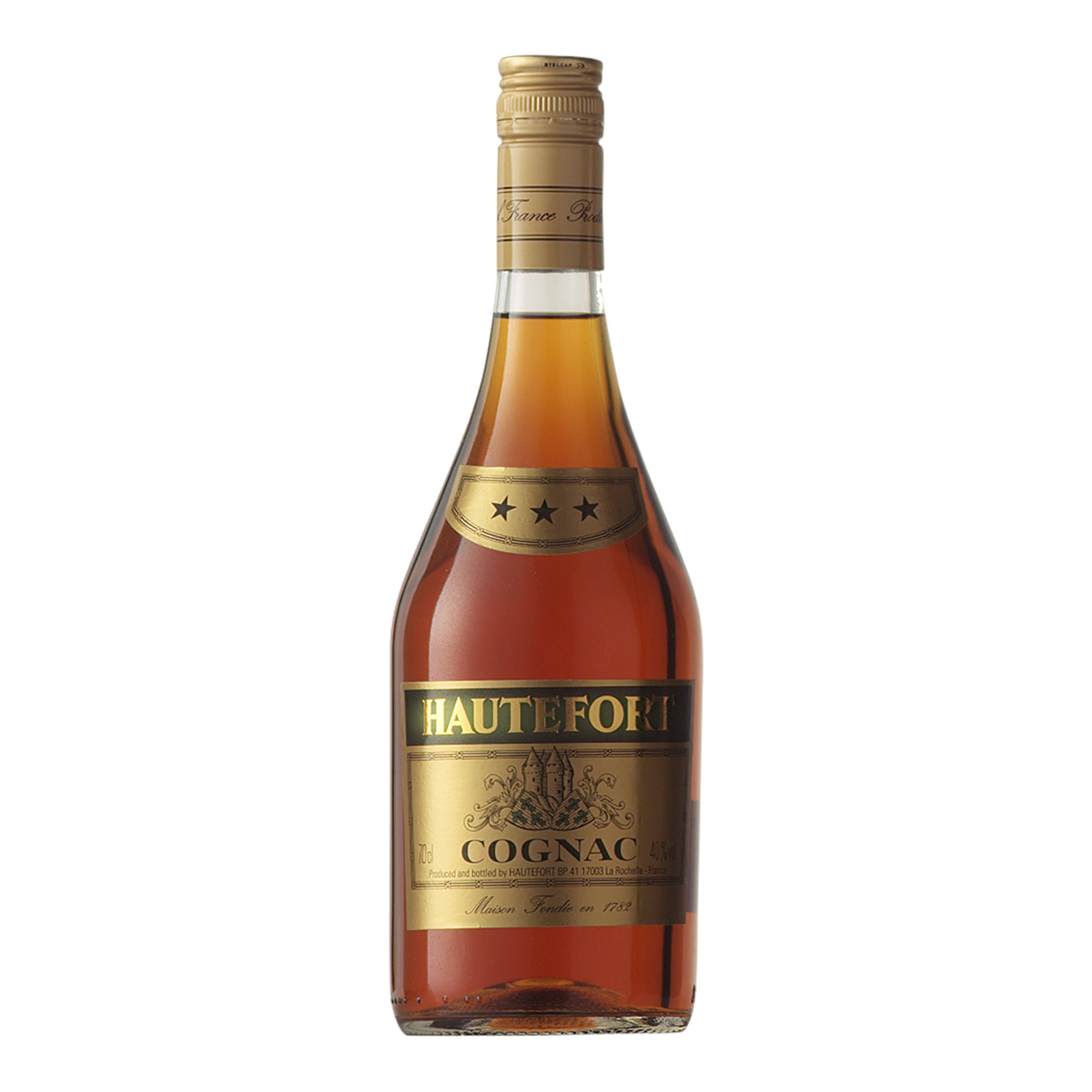 Hautefort Cognac *** Fles 70 cl 40%