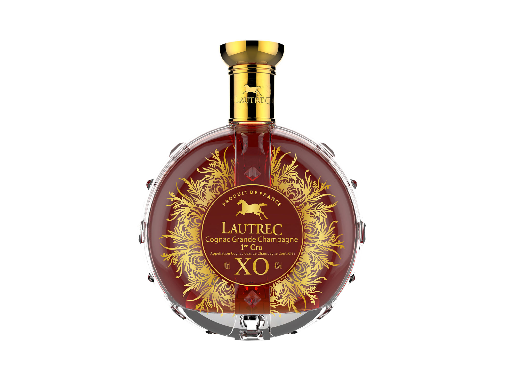 Lautrec XO Grande Champagne Fles 70 cl 40%