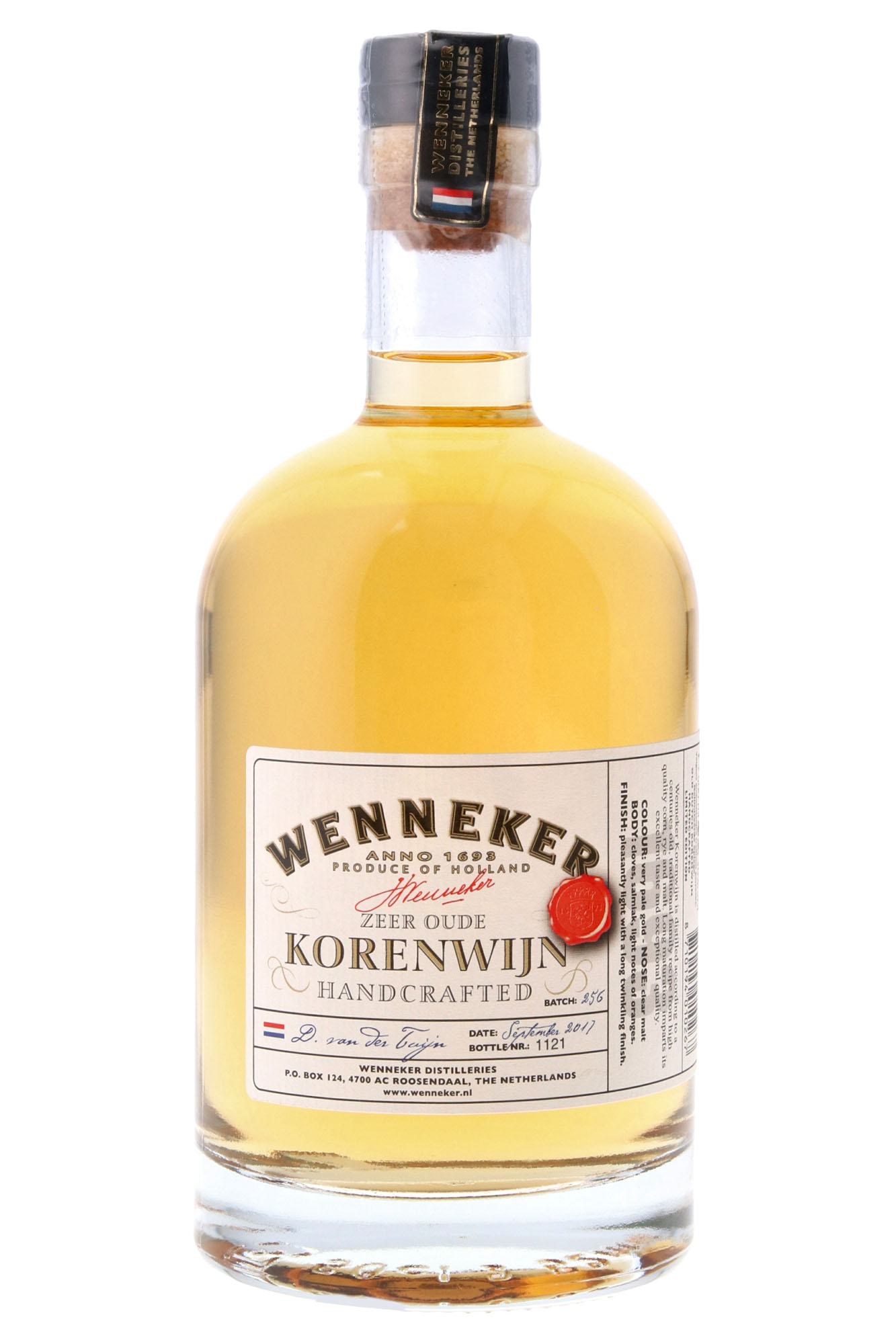 Wenneker Korenwijn Fles 50 cl 38%