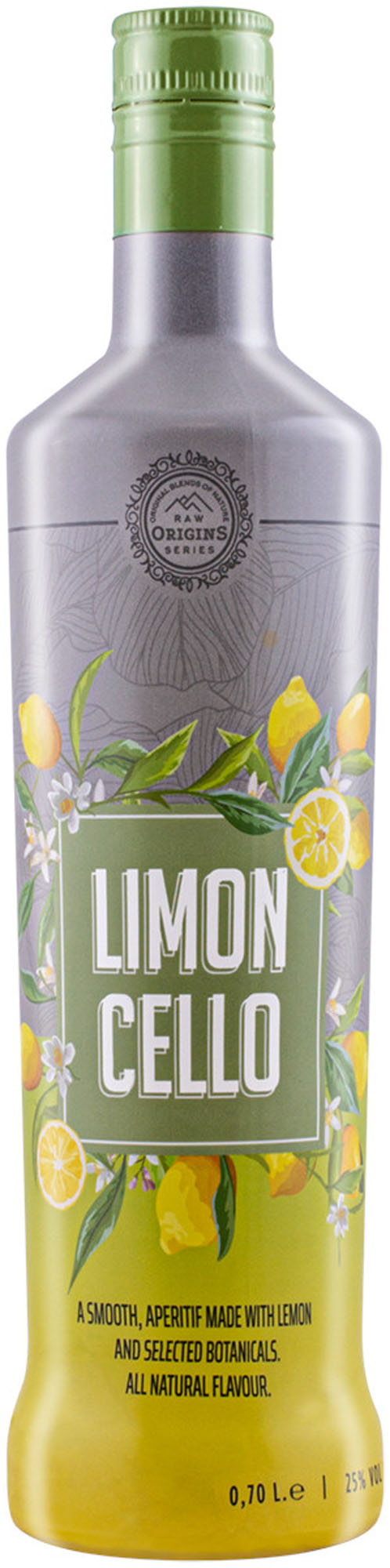 Raw Origins Limoncello Fles 70 cl 25%