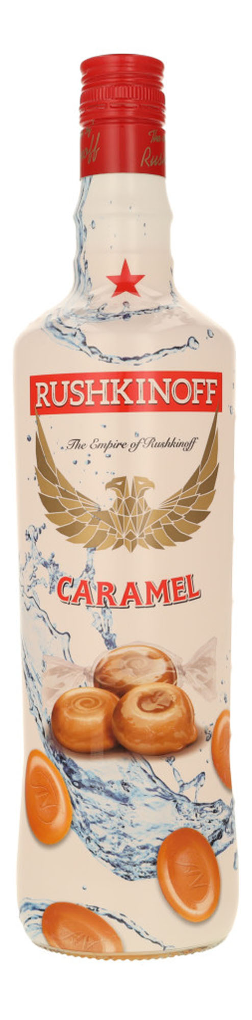 Rushkinoff Caramel Fles 100 cl 18%