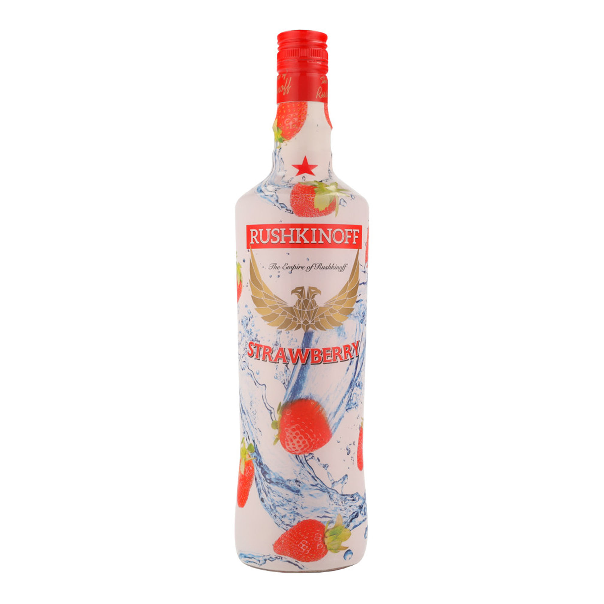 Rushkinoff Strawberry Fles 100 cl 18%