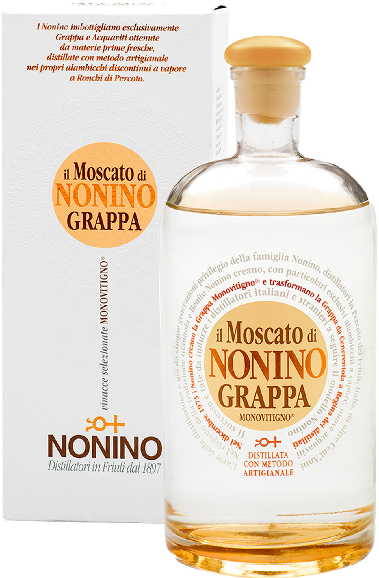 Nonino Grappa Moscato Fles 70 cl 41%