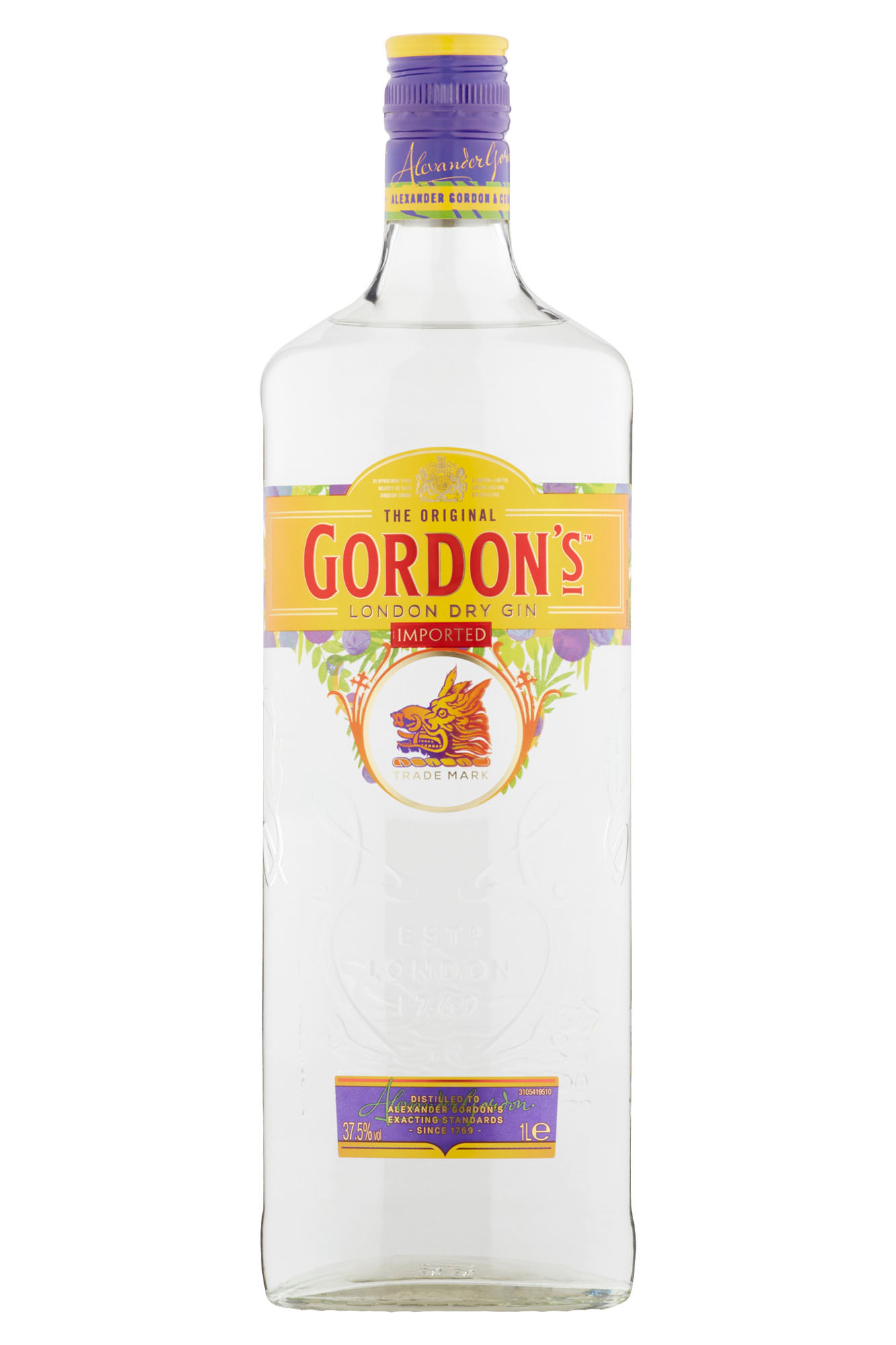 Gordon Gin Fles 100 cl 37,5%