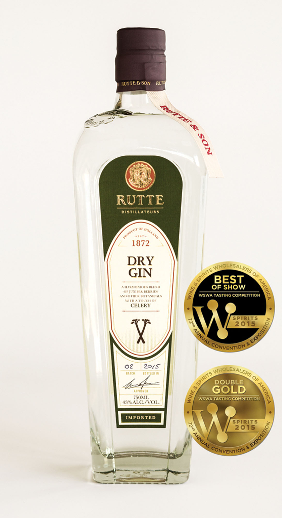 Rutte Celery Gin Fles 70 cl 43%