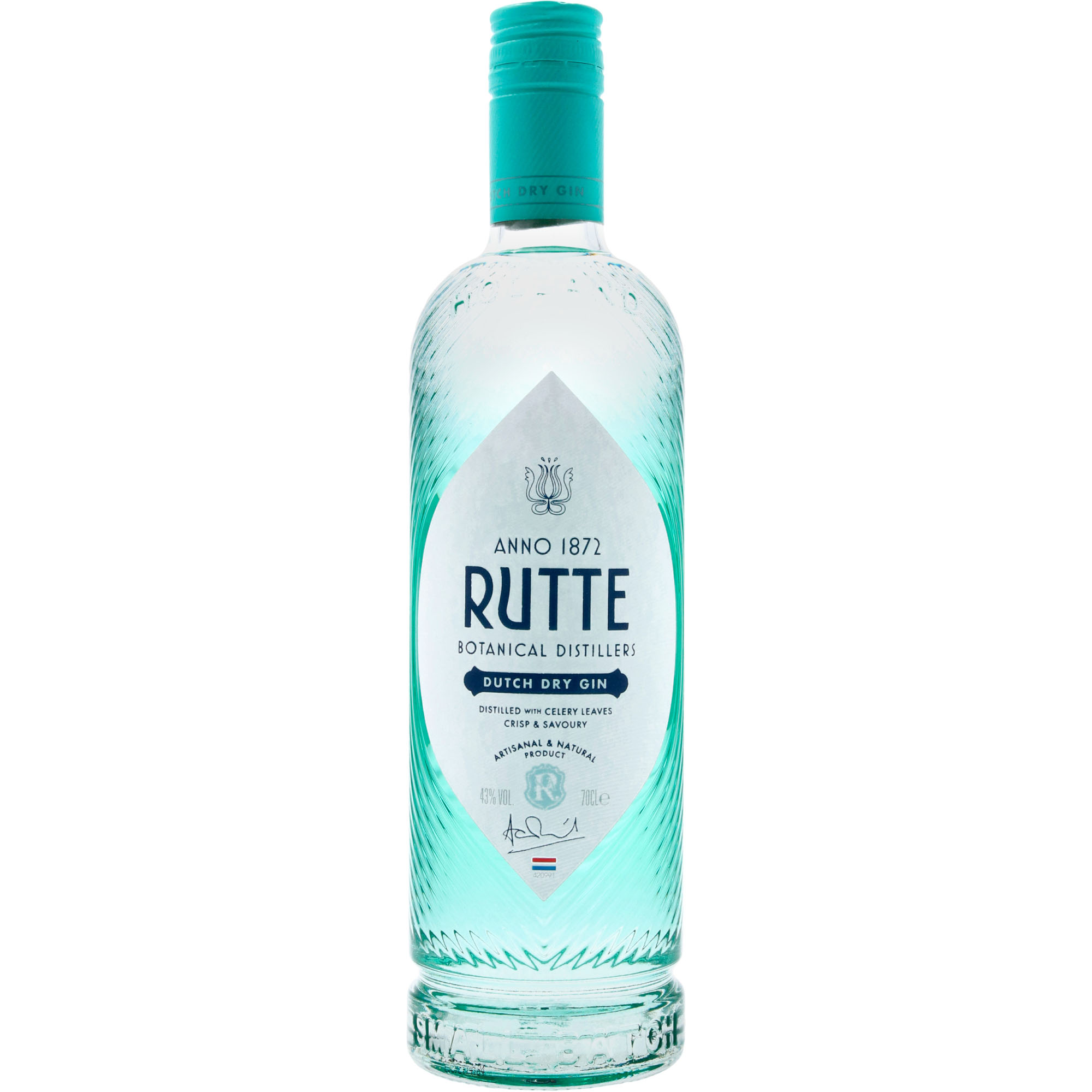 Rutte Dutch Dry Gin Fles 70 cl 43%