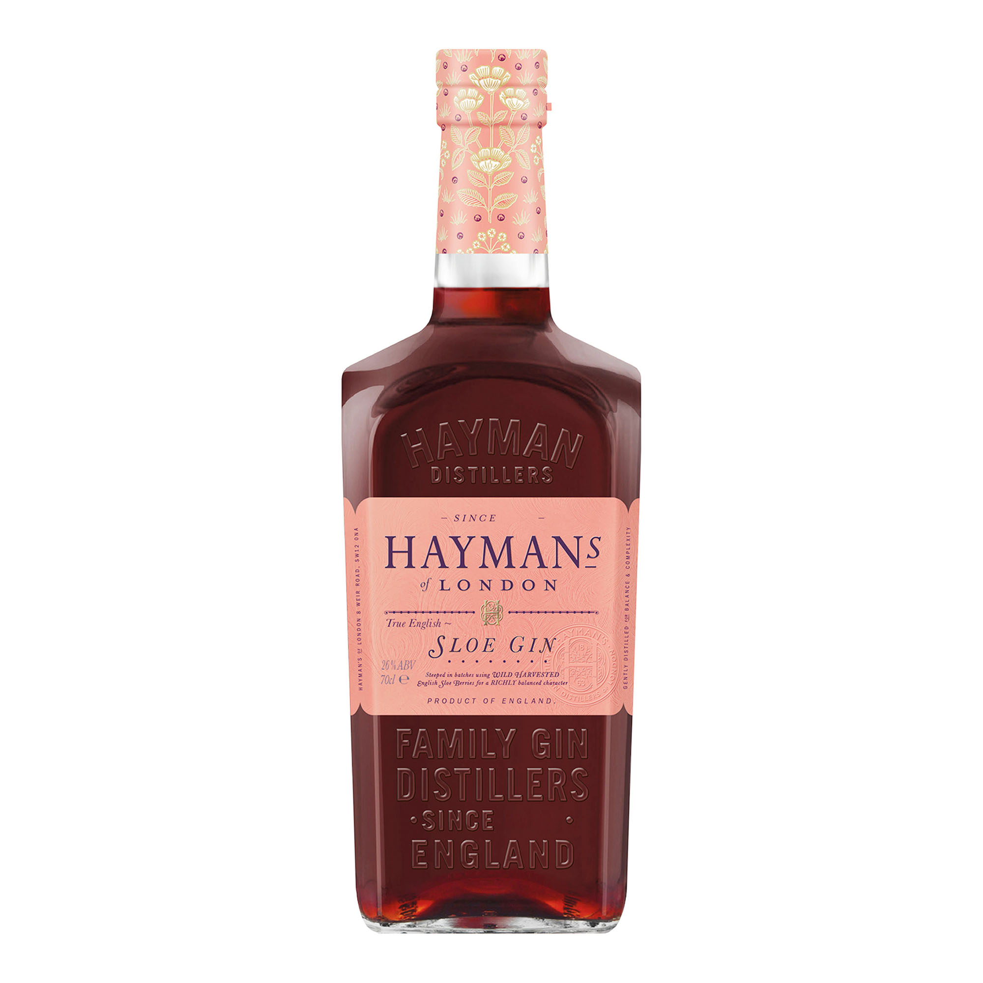 Hayman's Sloe Gin Fles 70 cl 26%