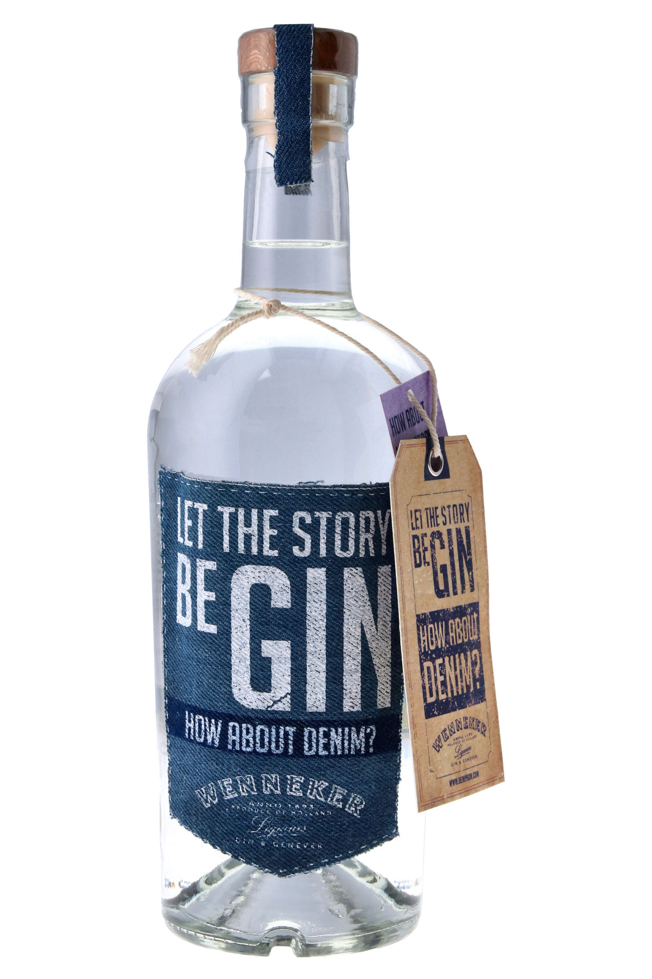 Wenneker Dry Gin Denim Fles 70 cl 42%