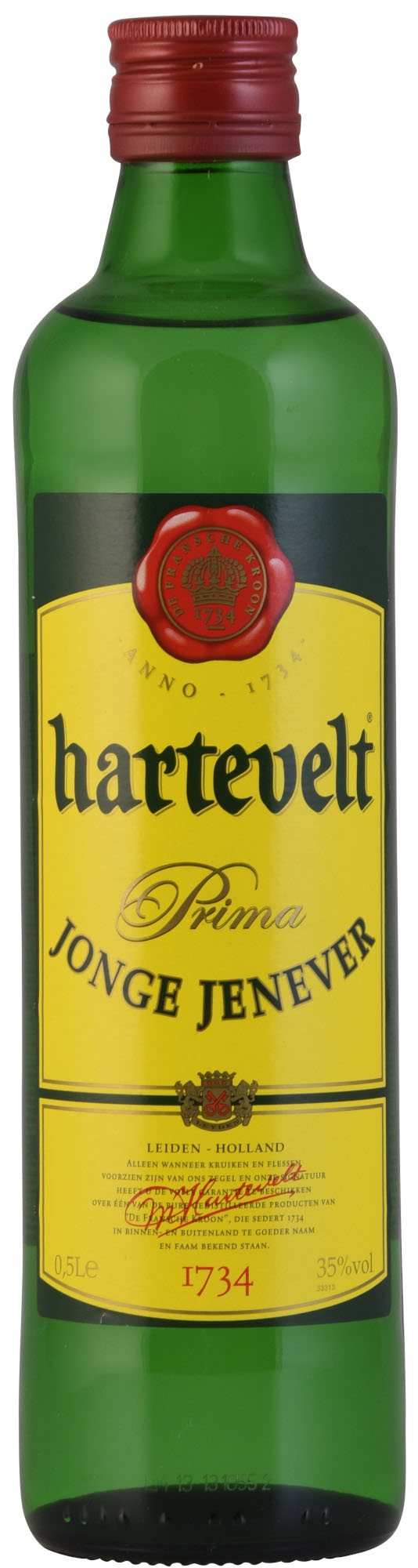 Hartevelt Jonge Jenever Fles 50 cl 35%