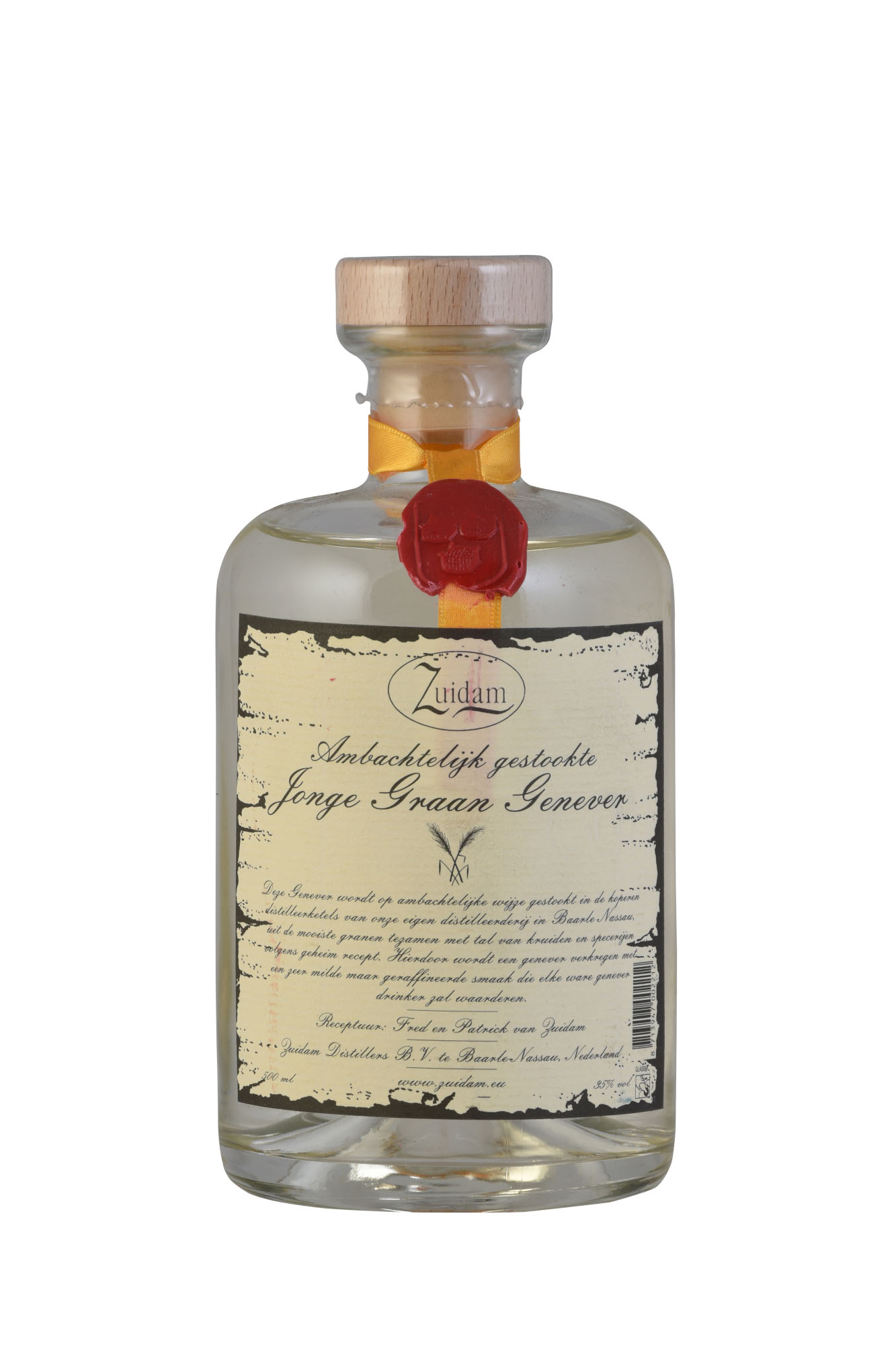 Zuidam Jonge Jenever Fles 50 cl 35%