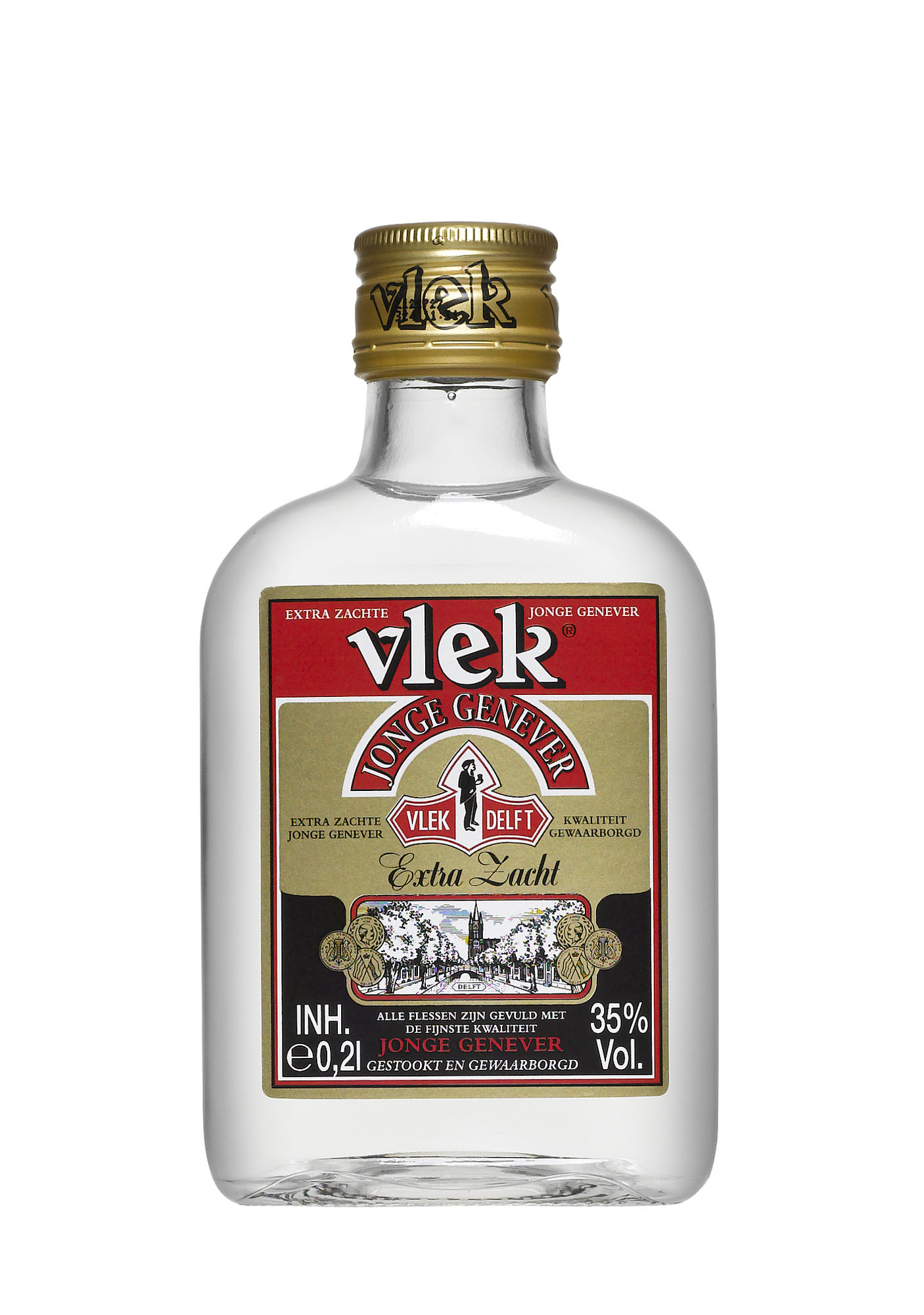 Vlek Jonge Jenever Zakflacon Doos 12x20cl 35%