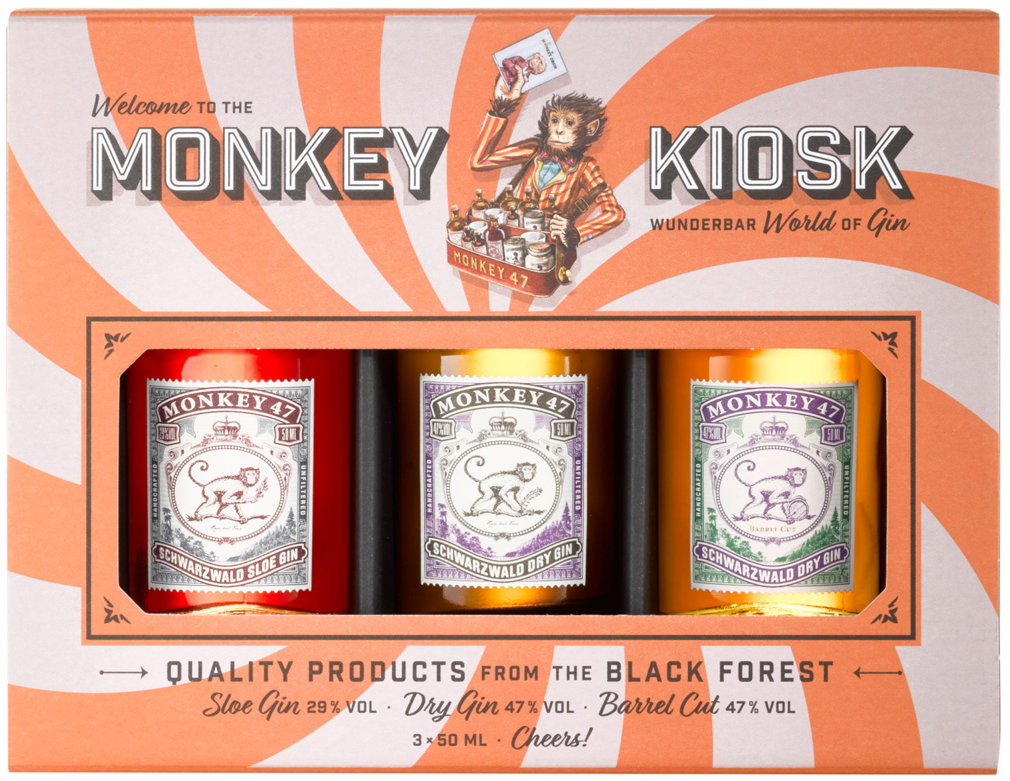 Monkey Kiosk Tripack Doos 3x5 cl 47%