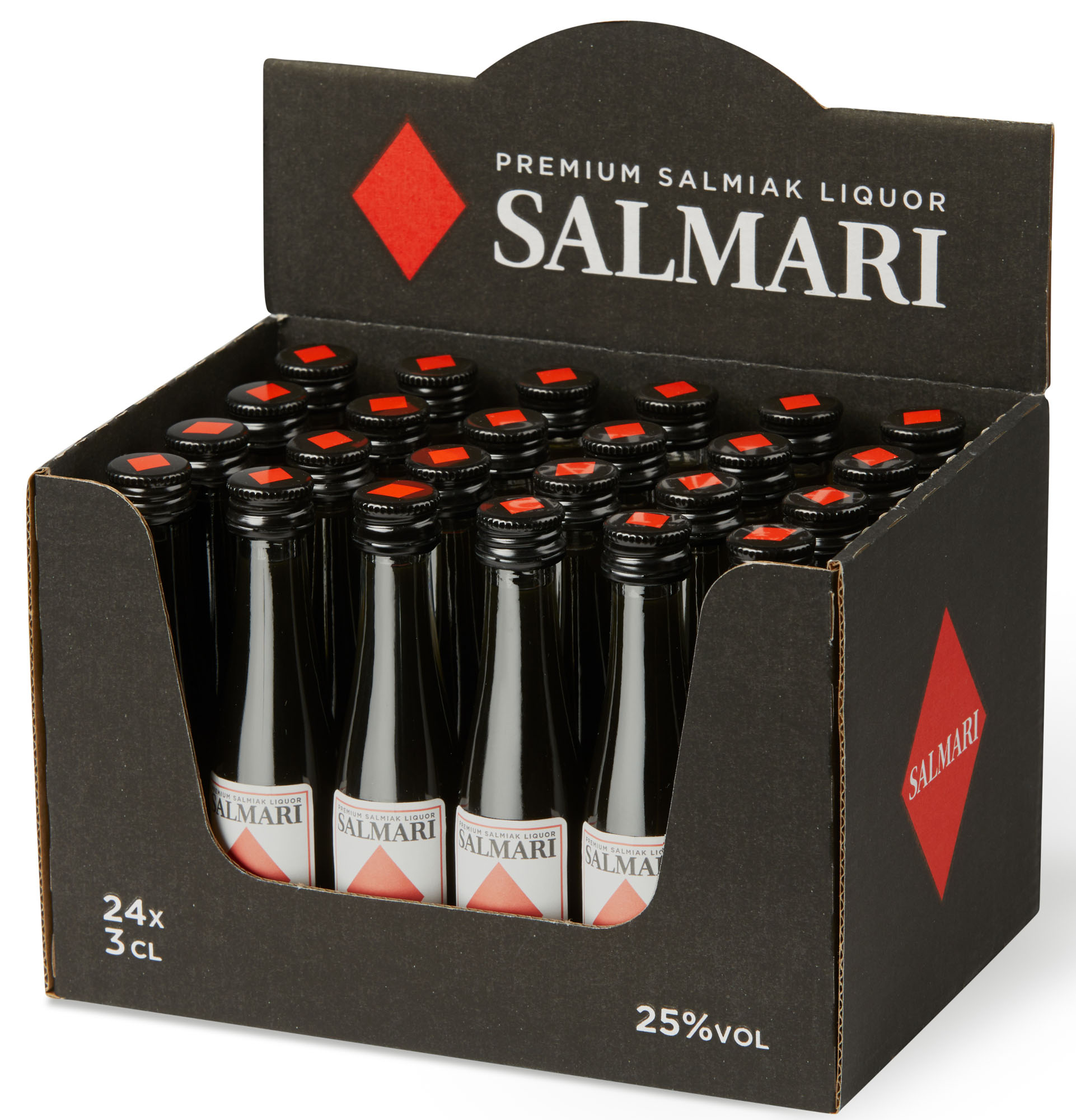 Salmari Salmiak Liquor mini Omdoos 6x24x3 cl 25%