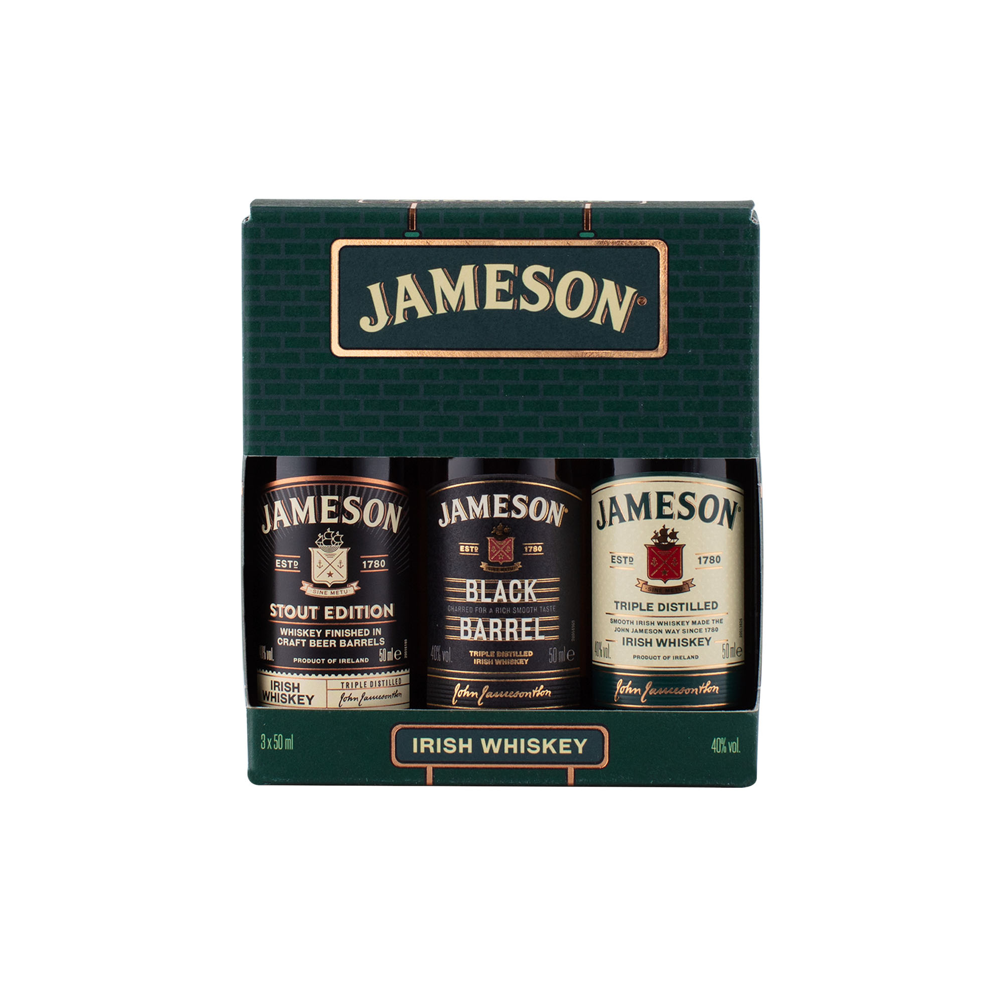 Jameson Trial Pack 3-Pack 3x5 cl 40%