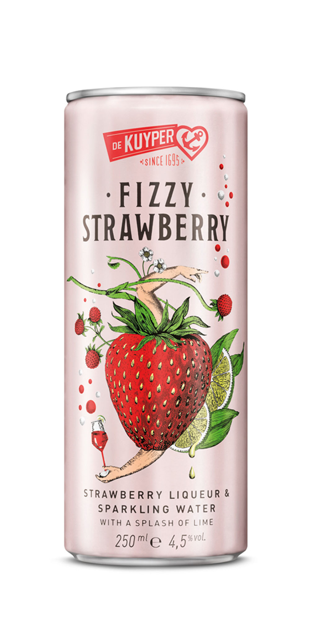 Fizzy Strawberry RTD blik Tray 12x25 cl 4,5%