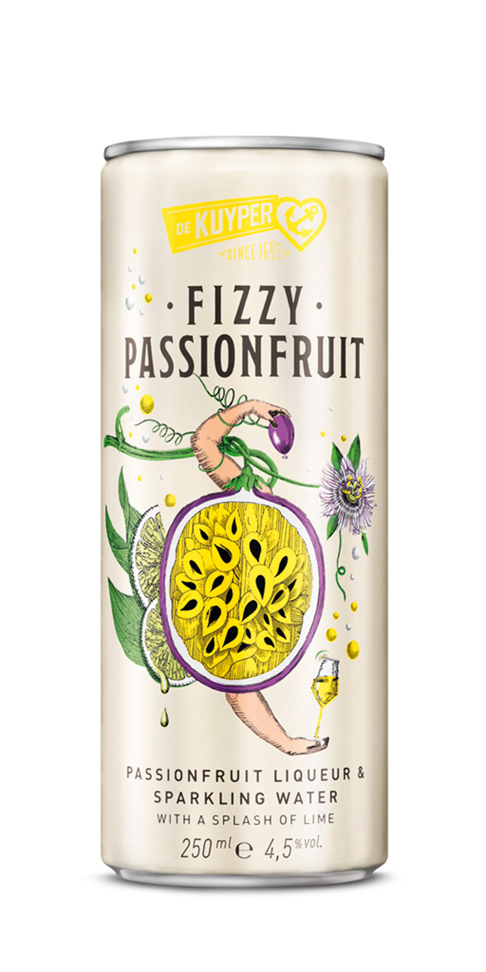 Fizzy Passionfruit RTD blik Tray 12x25 cl 4,5%