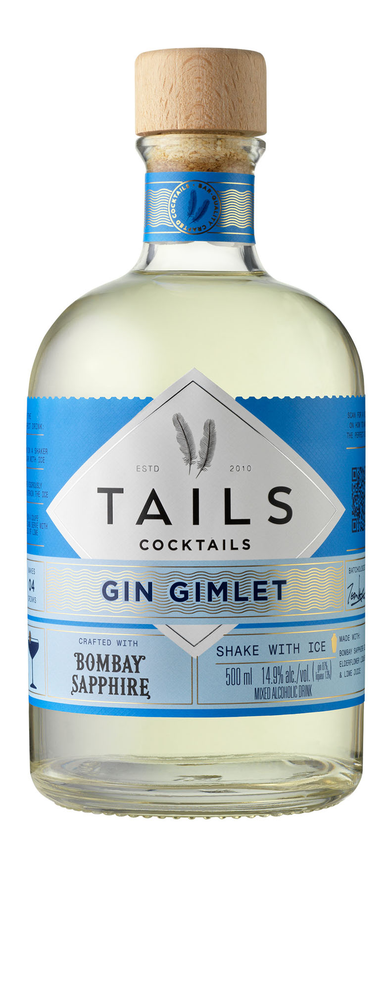 Tails Cocktails Gin Gimlet Fles 50 cl 14,9%