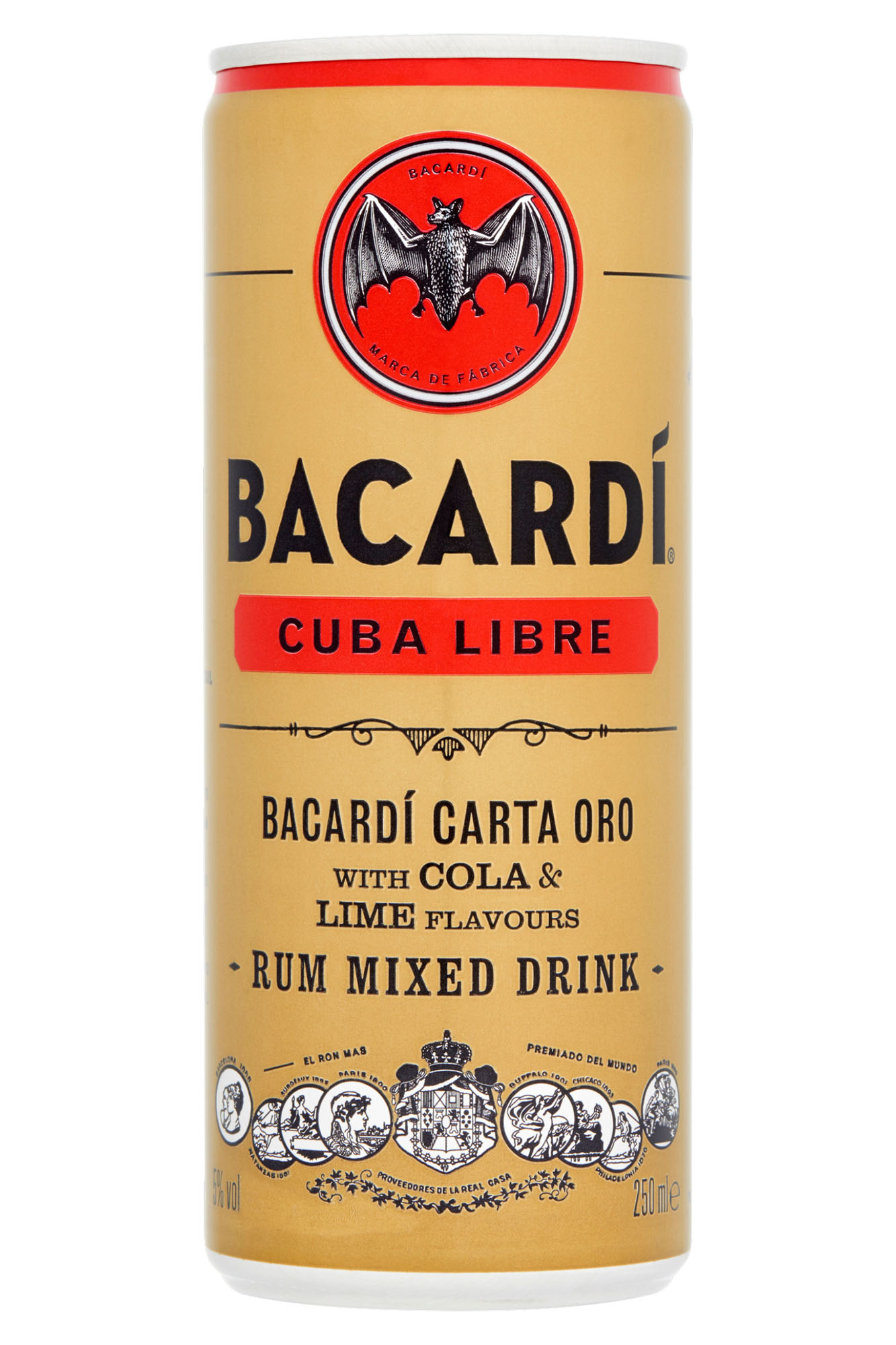 Bacardi Cuba Libre blik Tray 12x25 cl 5%