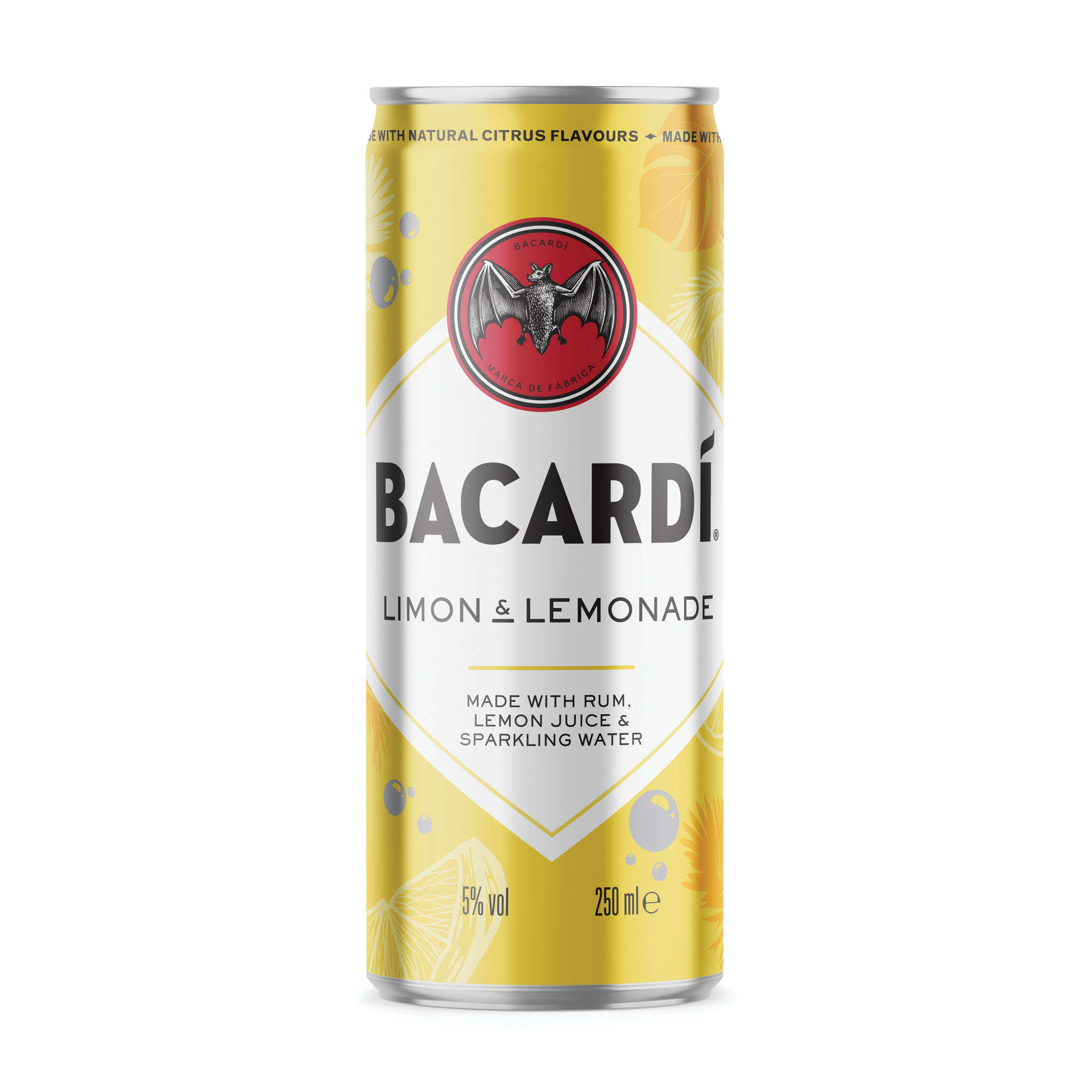 Bacardi Limon Lemonade blik Tray 12x25 cl 5%