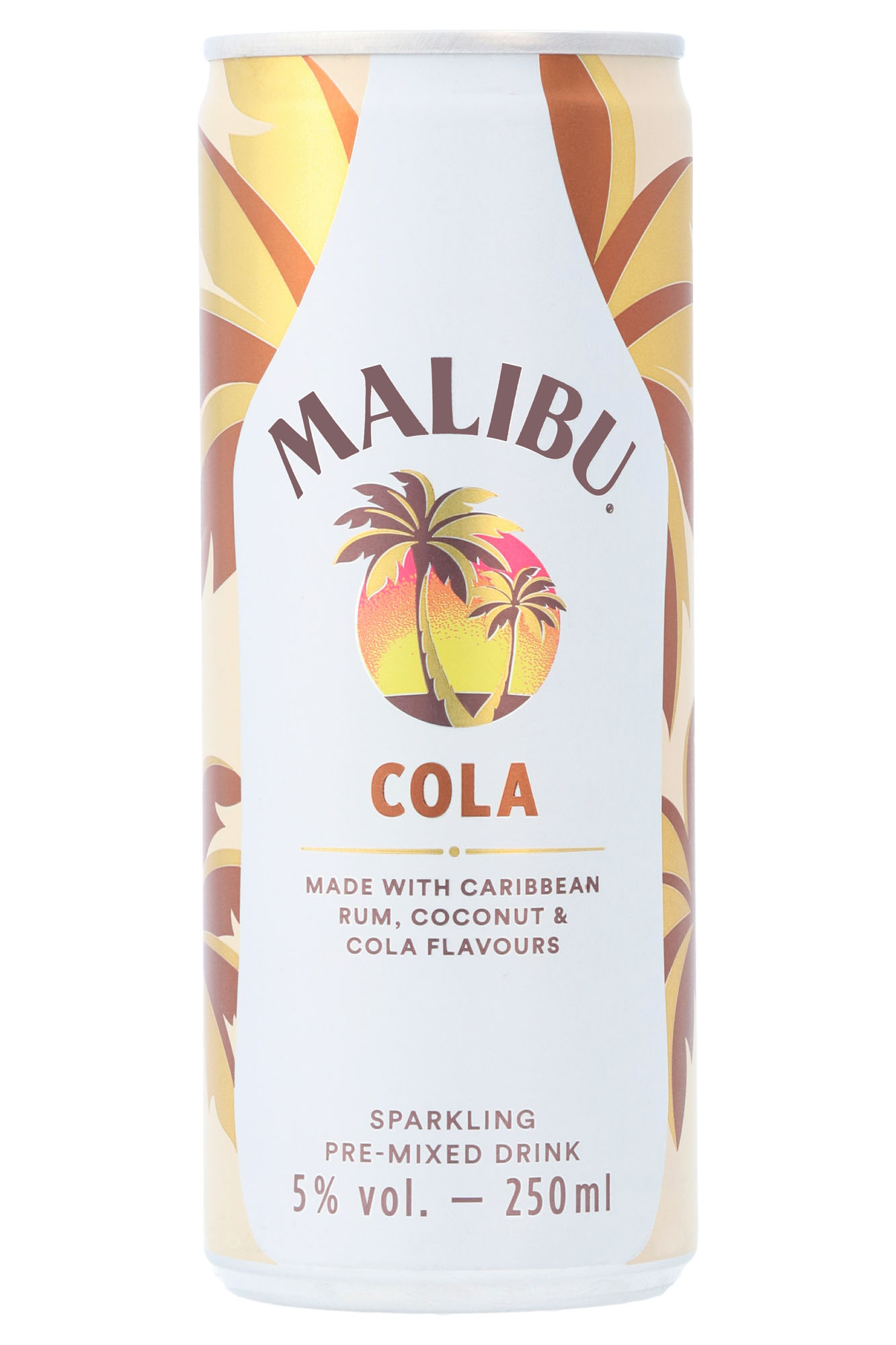 Malibu & Cola blik Tray 12x25 cl 5%