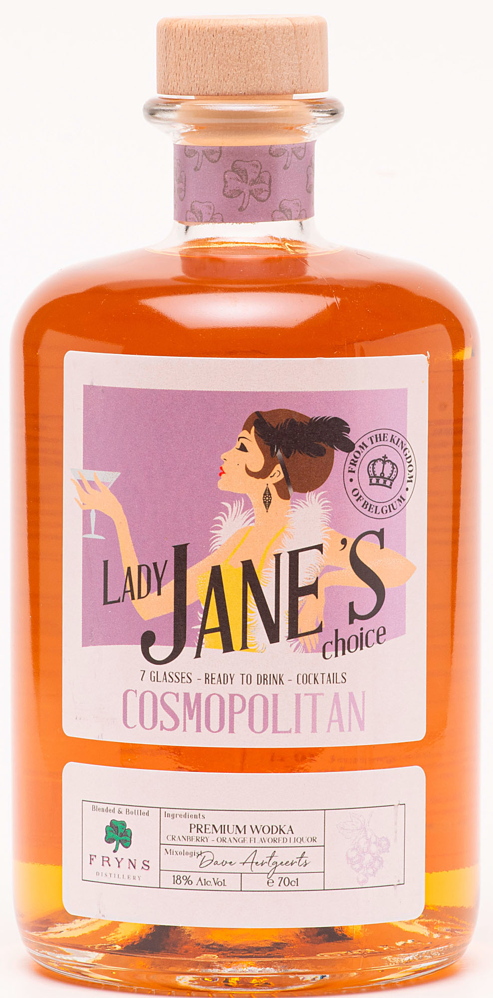 Fryns Lady Jane's Cosmopolitan Fles 70 cl 18%