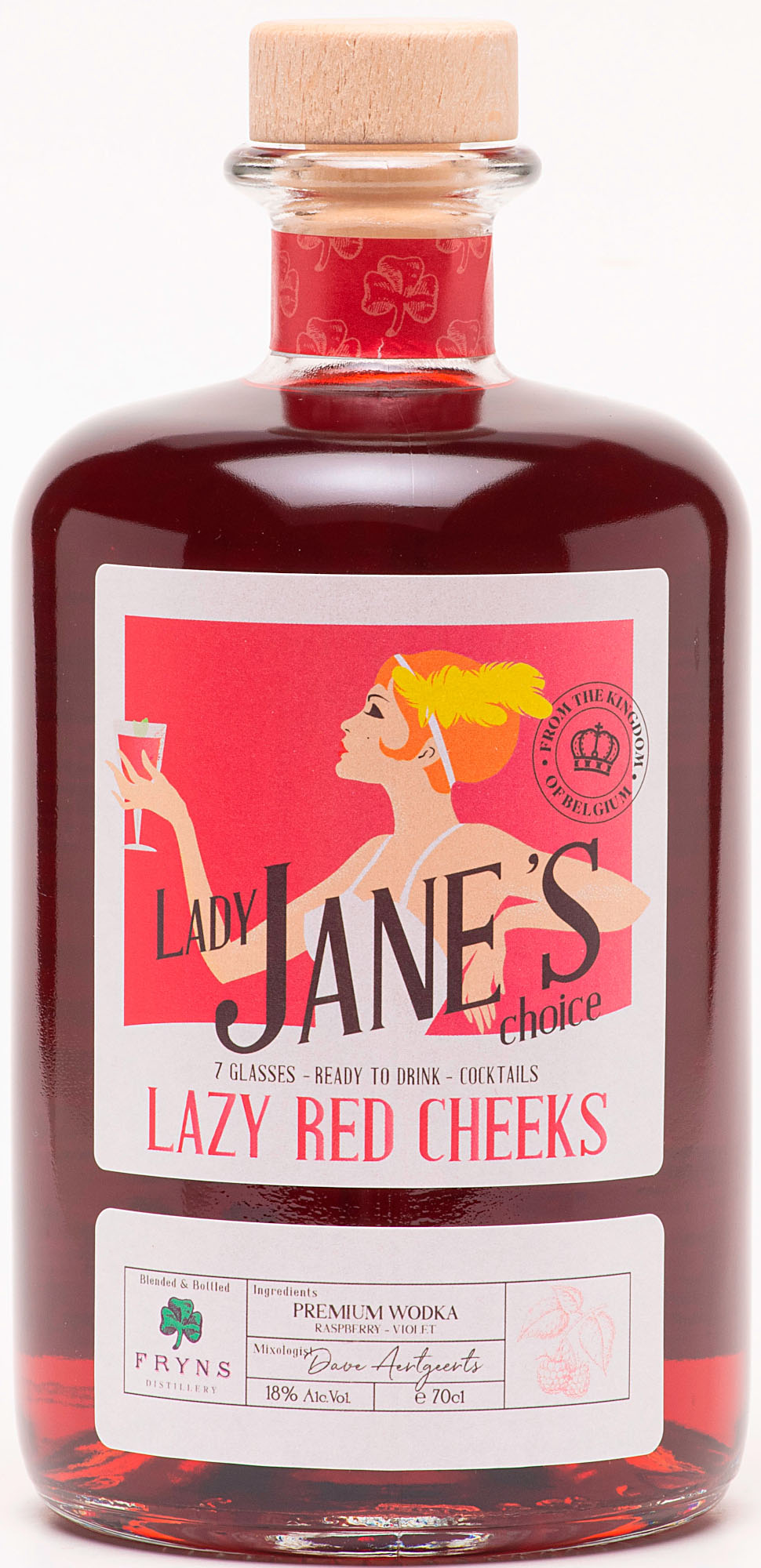 Fryns Lady Jane's Lazy Red Cheeks Fles 70 cl 18%