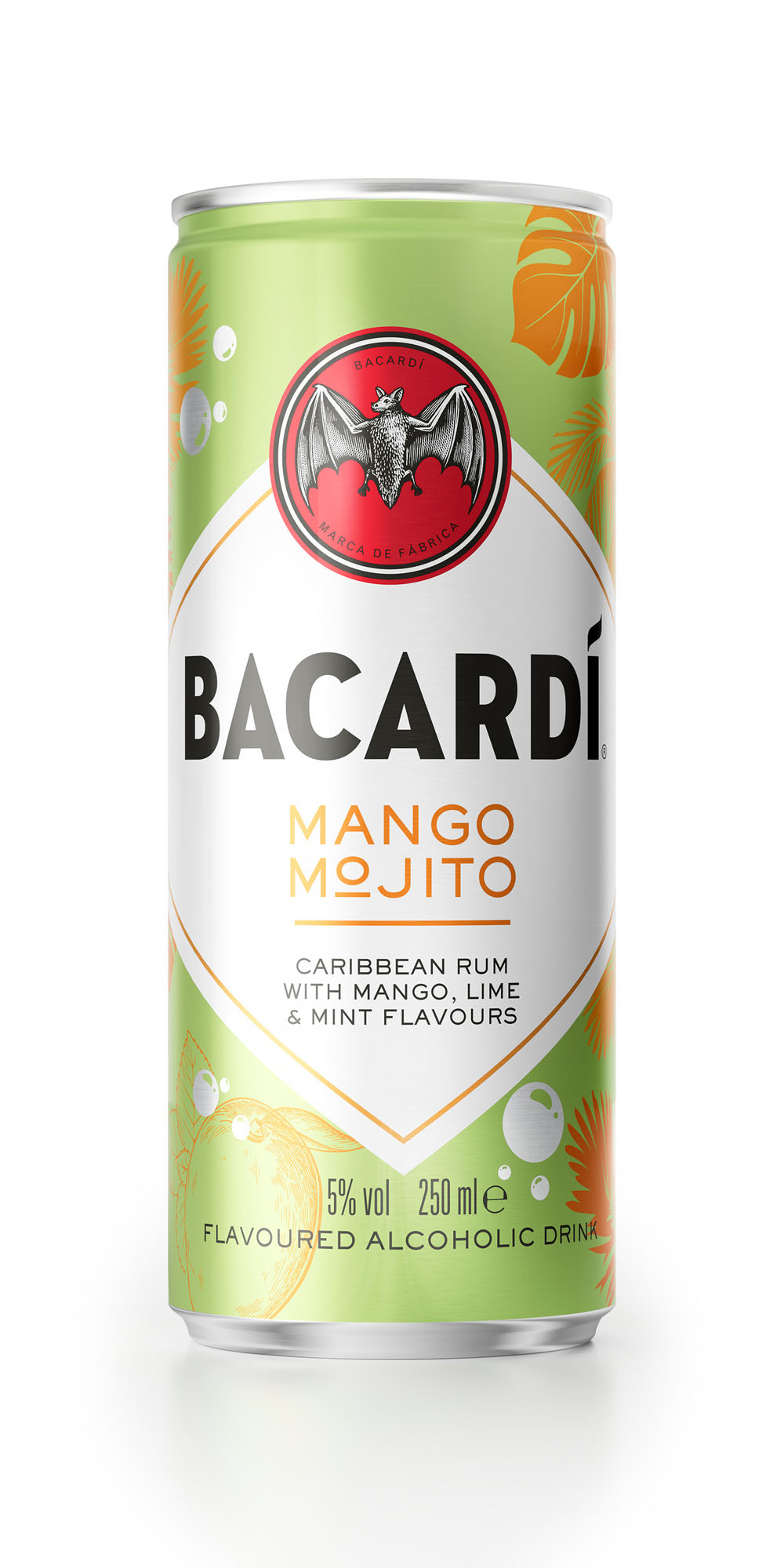 Bacardi Mango Mojito blik Tray 12x25 cl 5%