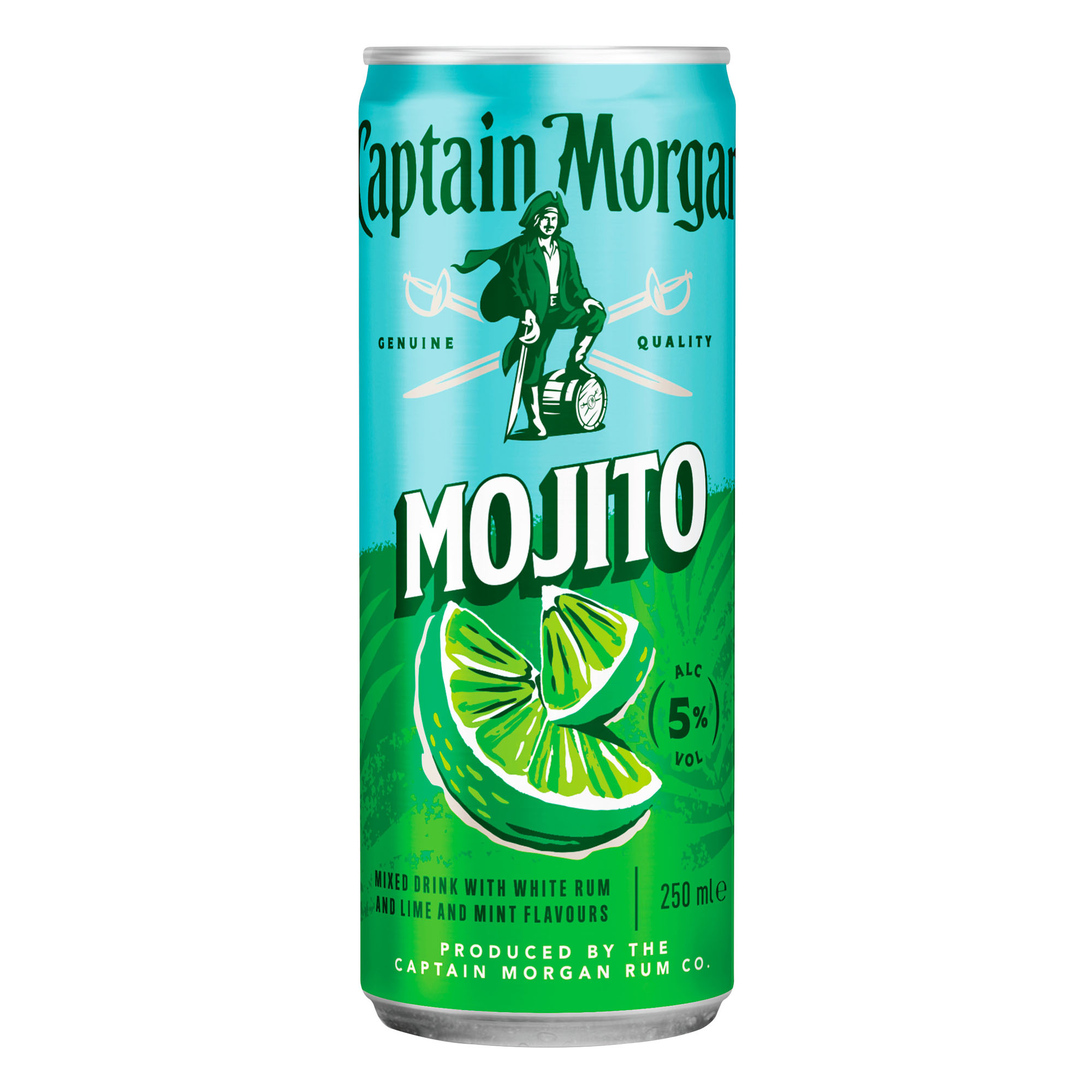 Captain Morgan Mojito blik Tray 12x25 cl 5%