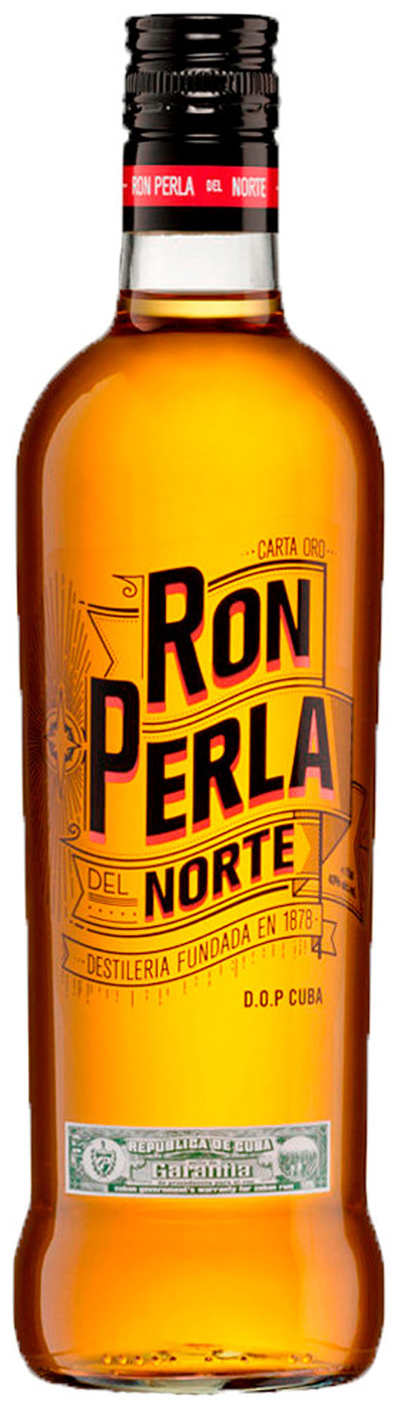 Ron Perla del Carto Oro Fles 70 cl 40%