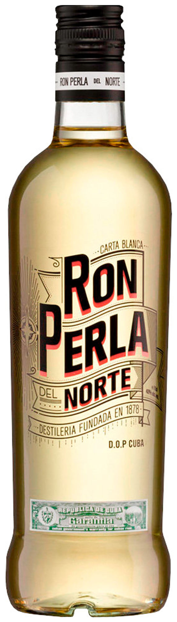 Ron Perla del Norte Carta Blanca Fles 70 cl 40%