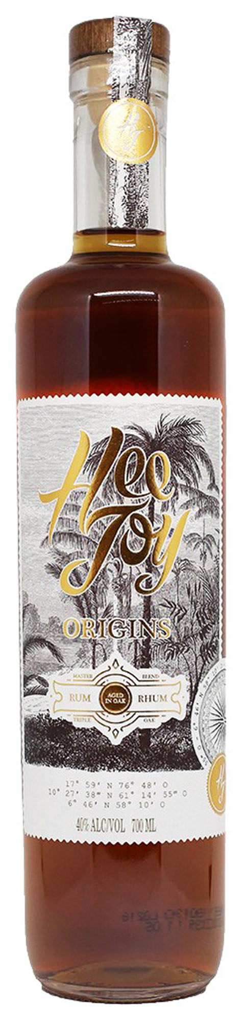 HeeJoy Origins Rum Triple Oak GB Fles 70 cl 40%