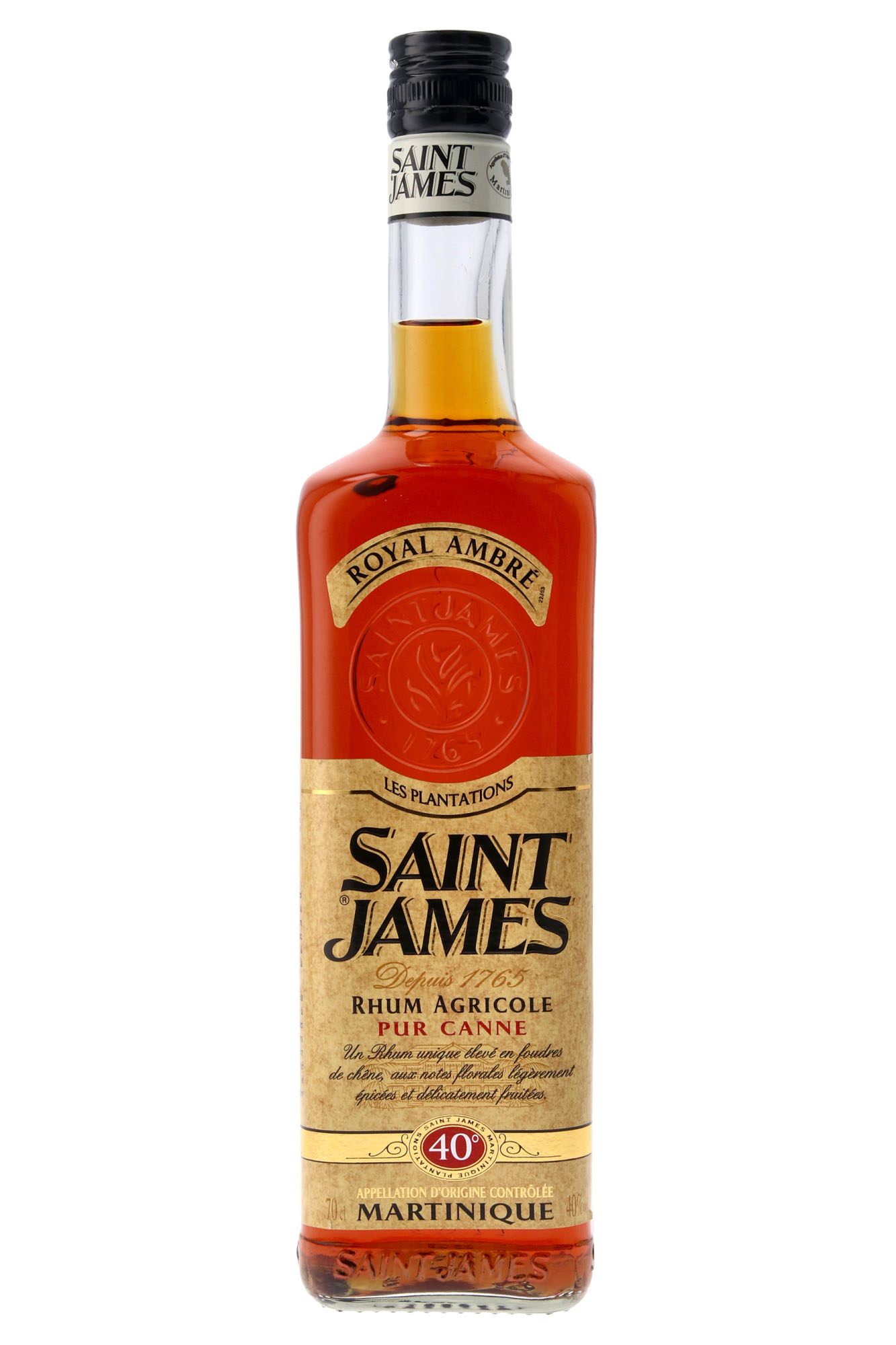 Saint James Rhum Royal Ambre Fles 70 cl 40%