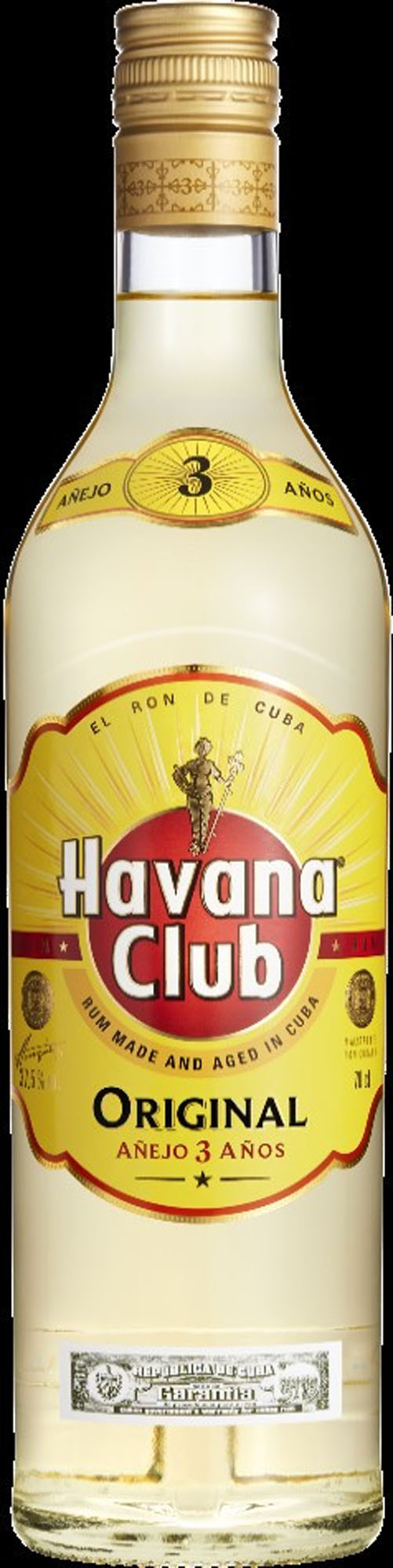 Havana Club Anejo 3Y Fles 70 cl 37,5%