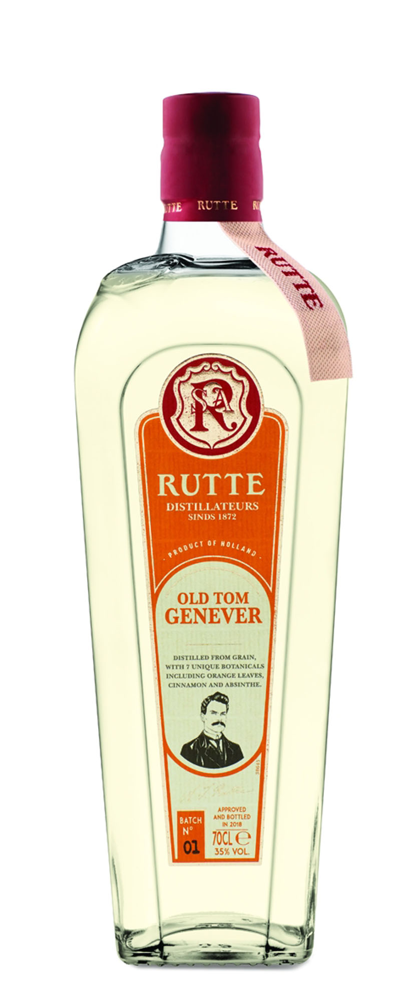 Rutte Old Tom Genever Fles 70 cl 35%