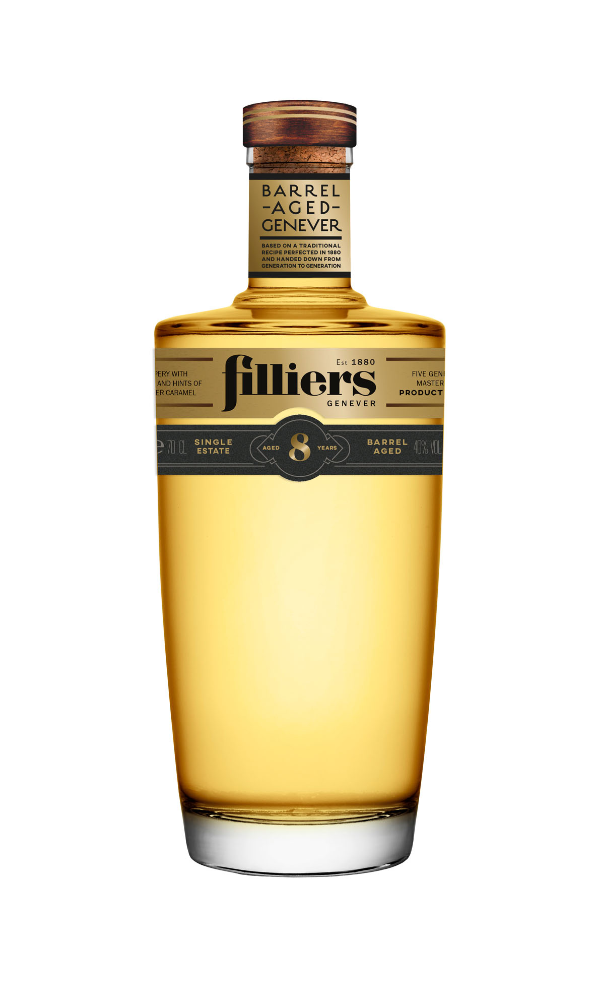 Filliers Barrel Aged Jenever 8Y Fles 70 cl 40%