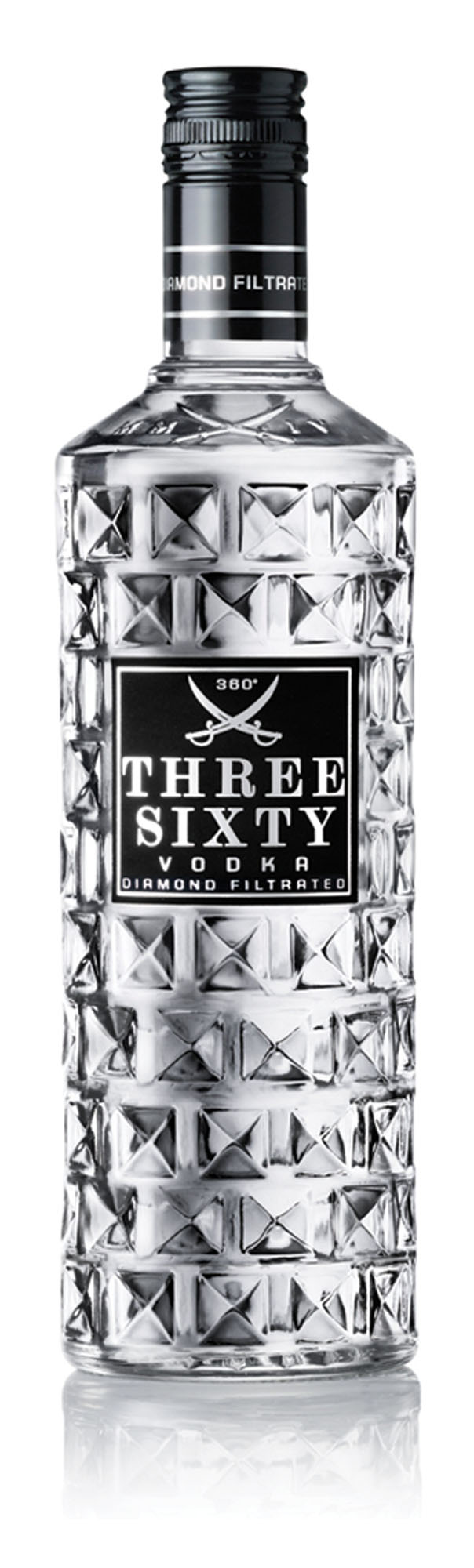 Three Sixty Vodka Fles 70 cl 37,5%