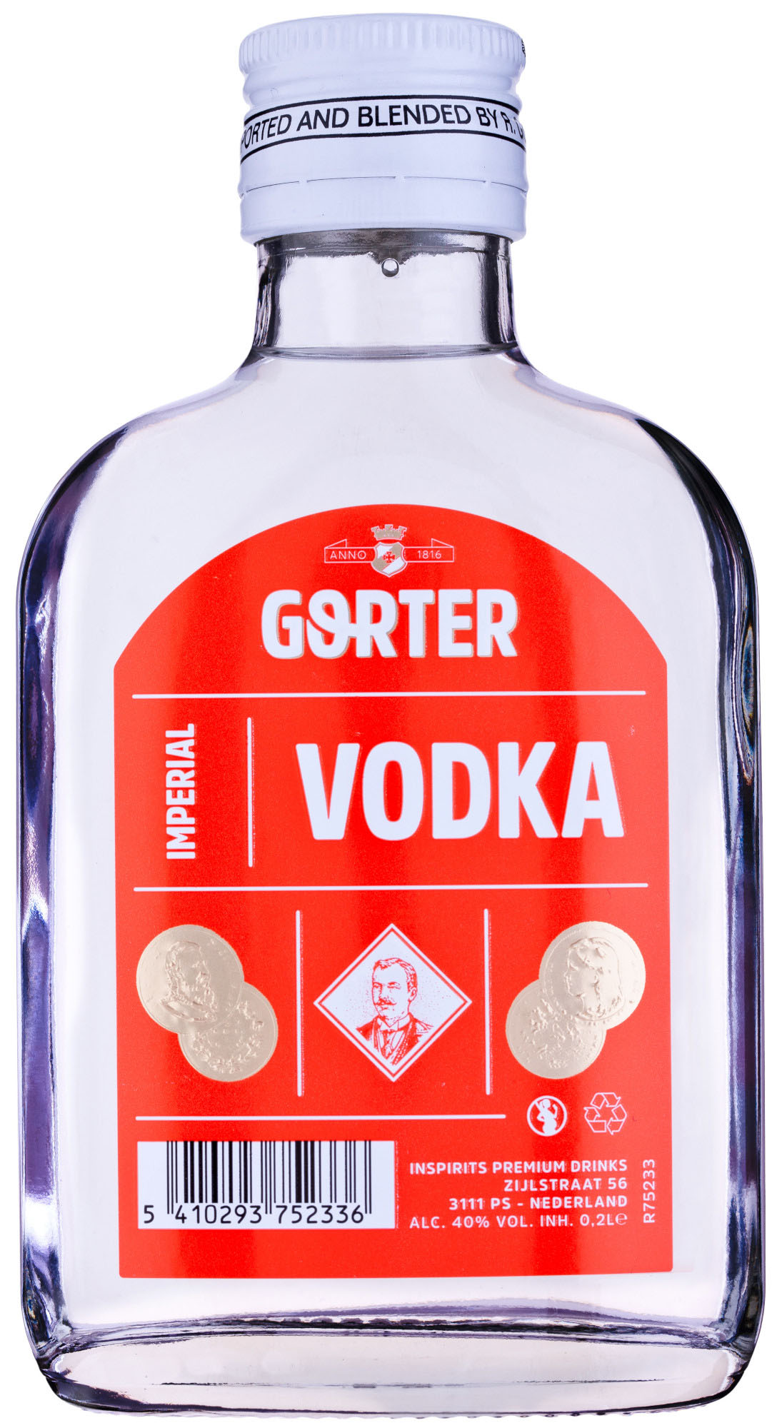 Gorter Wodka zakfacon Doos 12x20 cl 40%