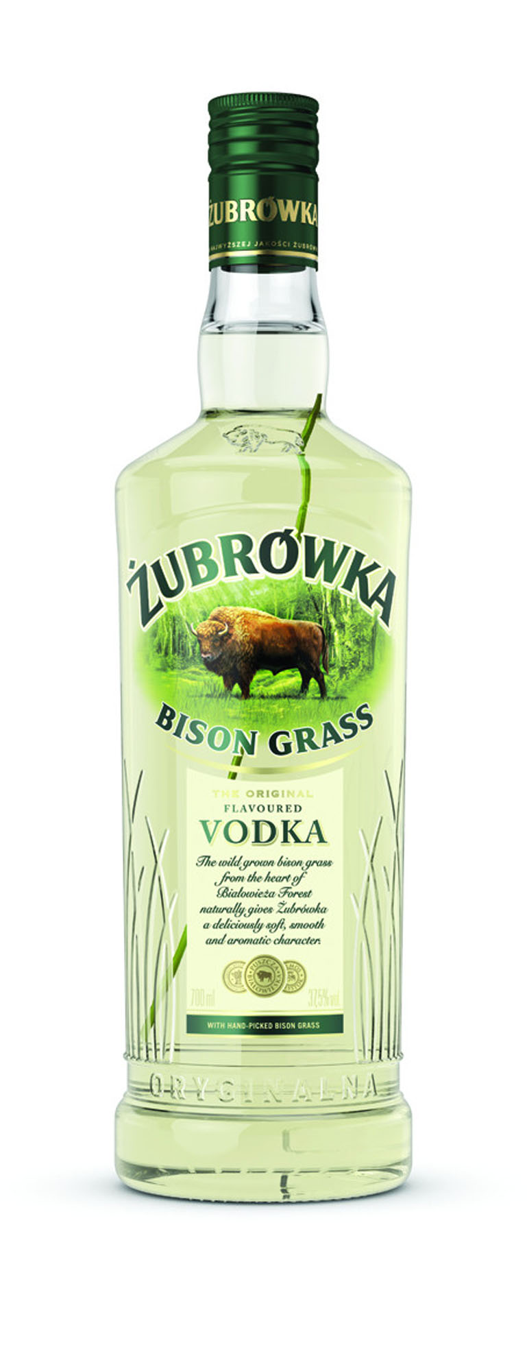 Zubrowka Bison Grass Vodka Fles 70 cl 37,5%