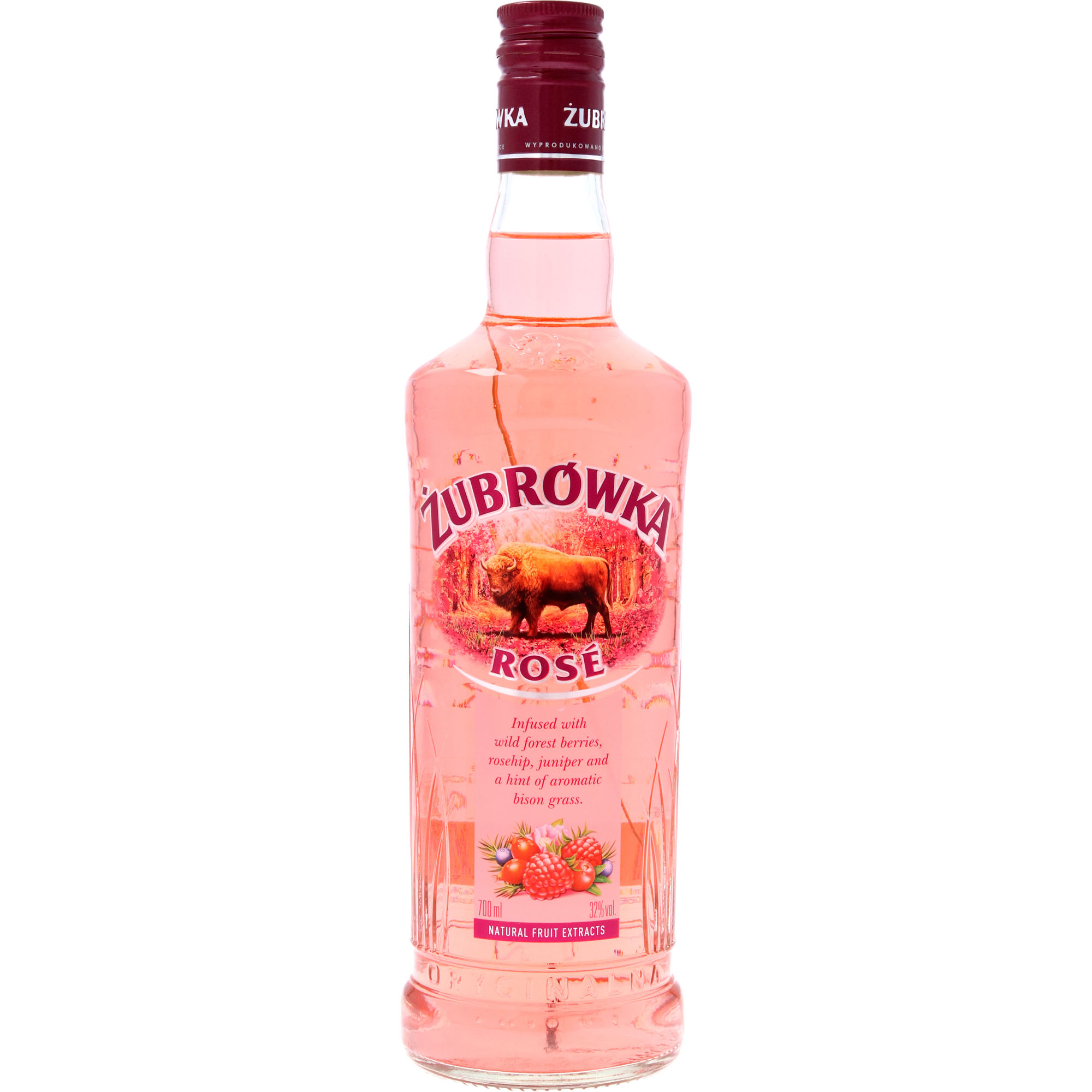 Zubrowka Ros‚ Fles 70 cl 32%