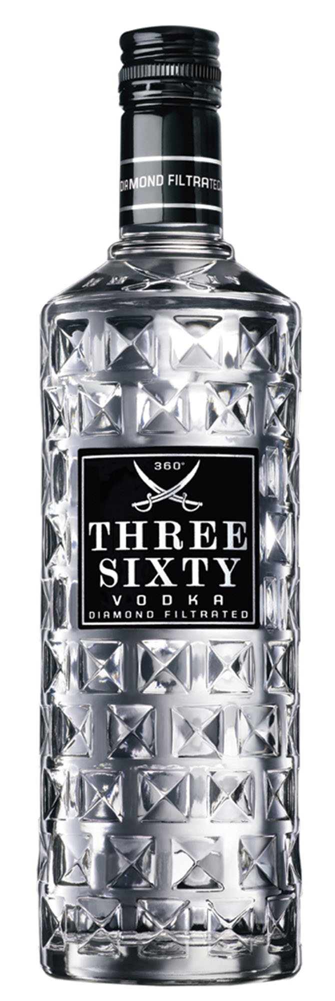 Three Sixty Vodka Fles 100 cl 37,5%