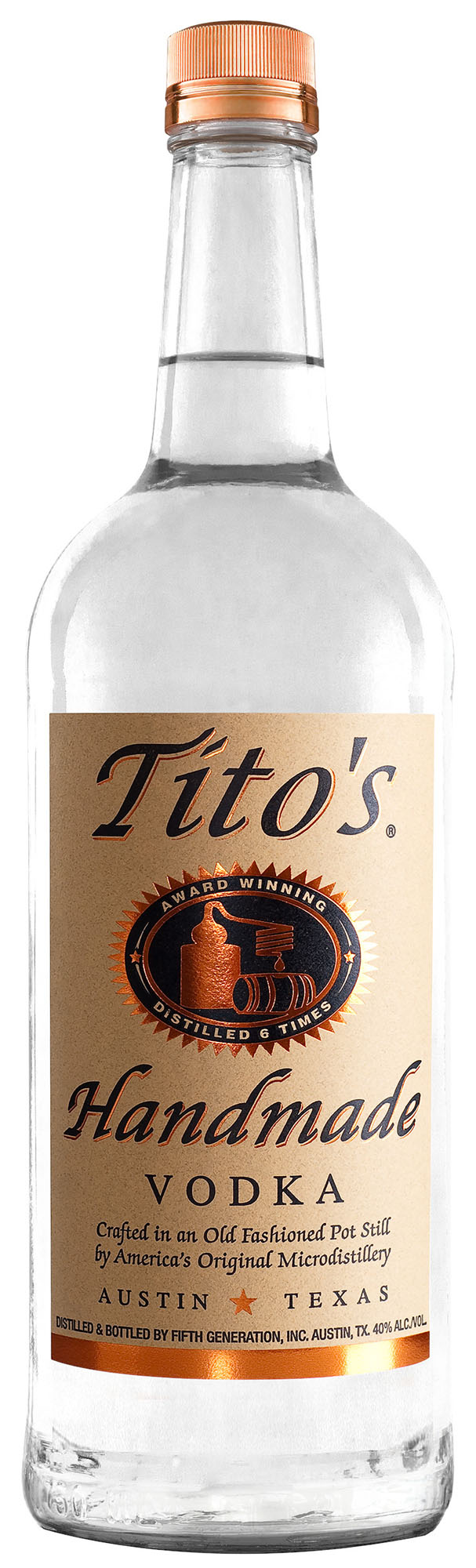 Tito's Vodka Fles 100 cl 40%