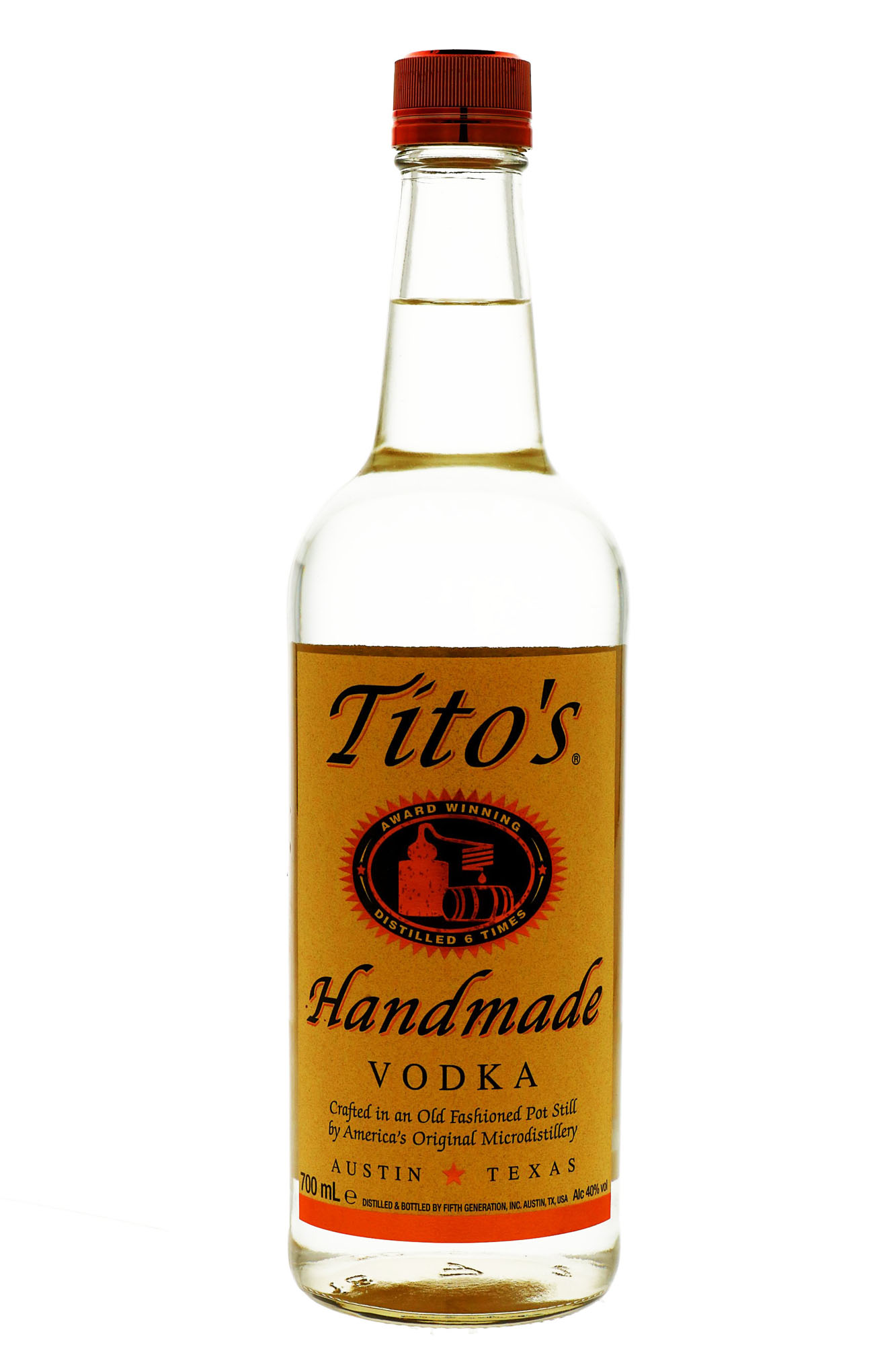 Tito's Vodka Fles 70 cl 40%